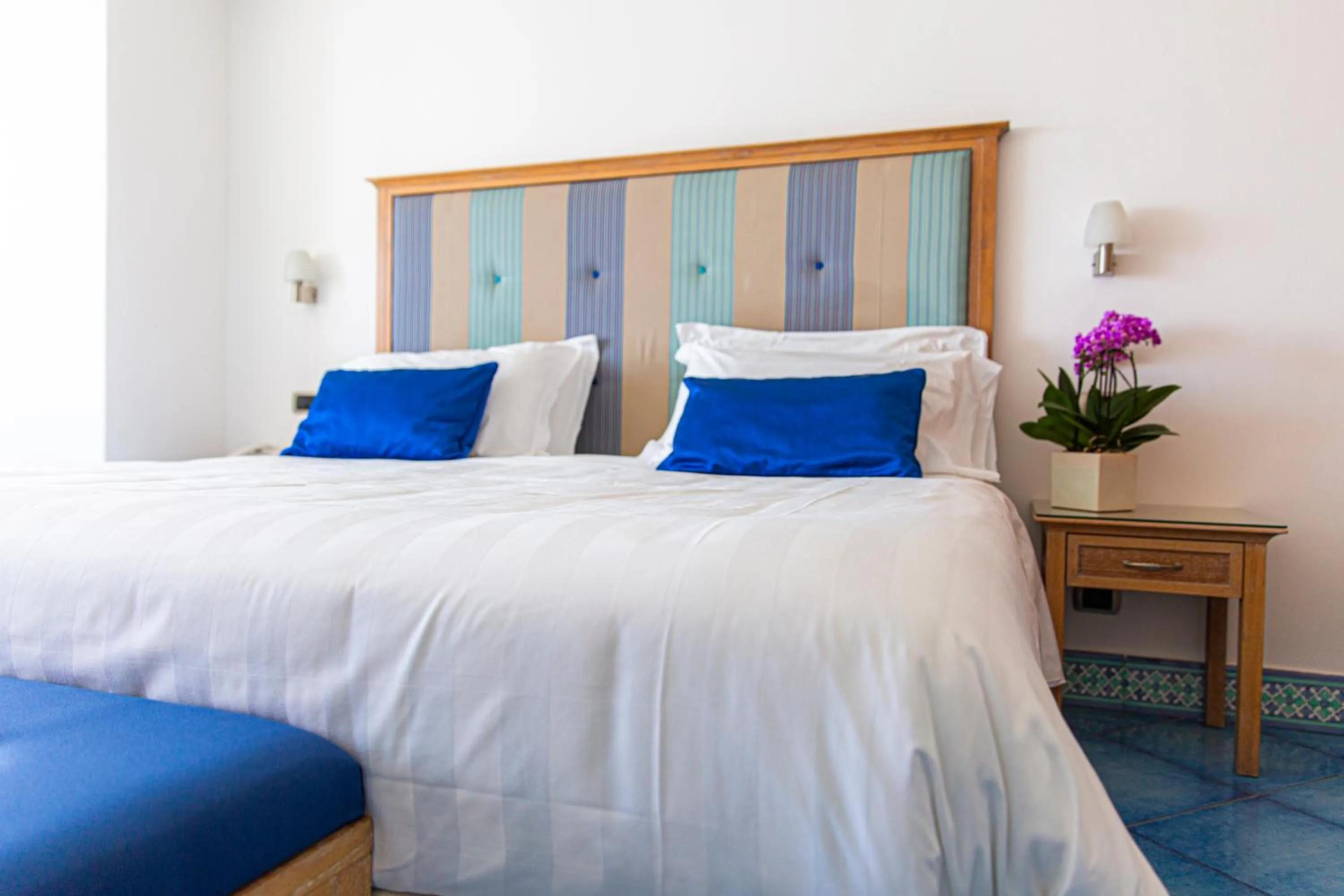 Bed in Hotel La Floridiana