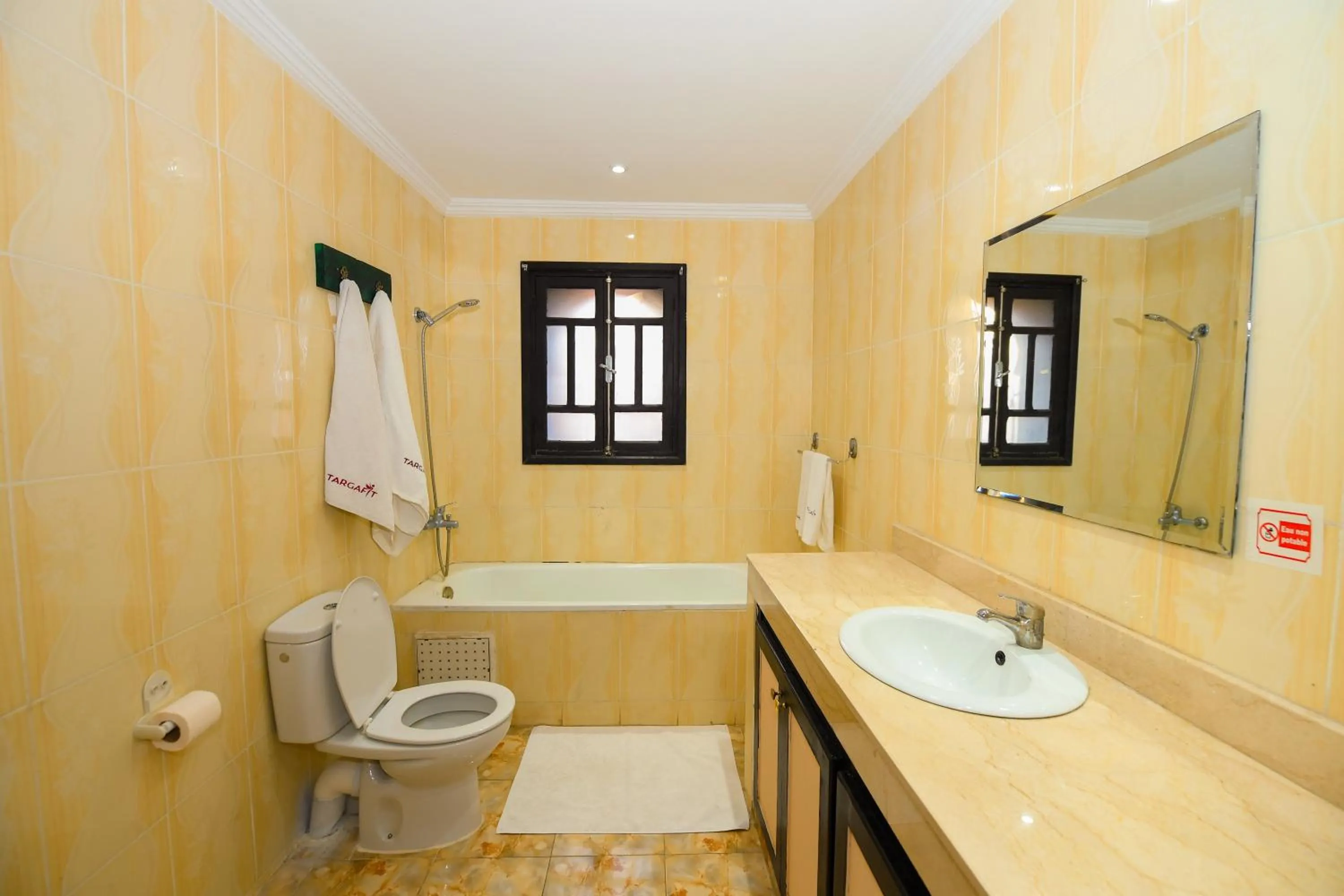 Toilet in Targafit Hotel & Hammam