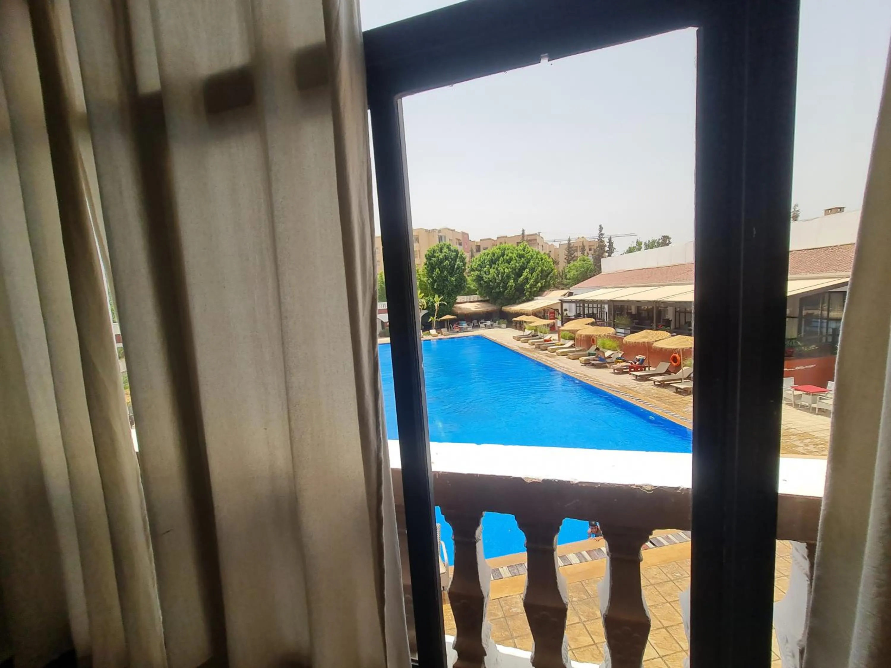 Pool view in Targafit Hotel & Hammam
