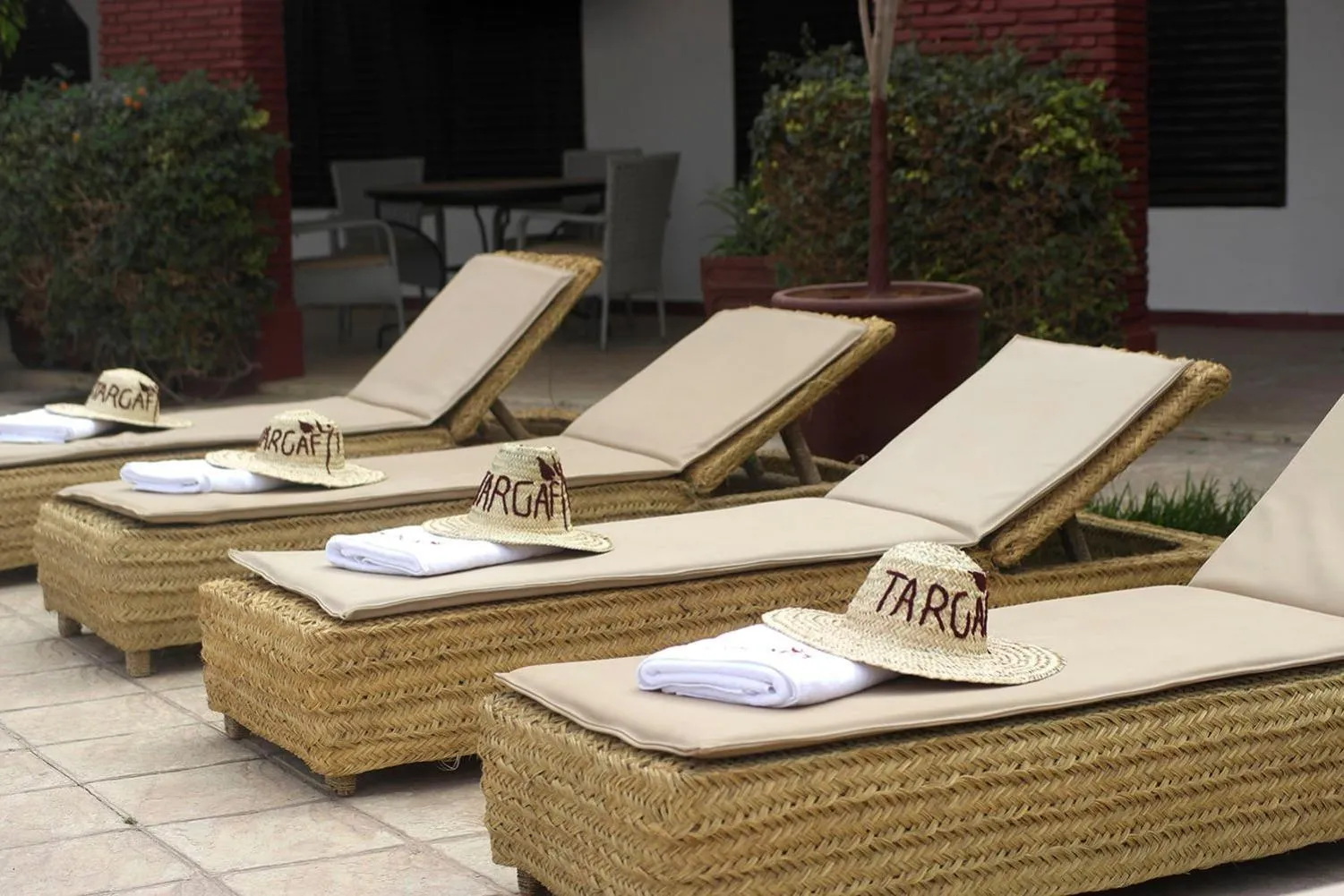 Swimming pool in Targafit Hotel & Hammam