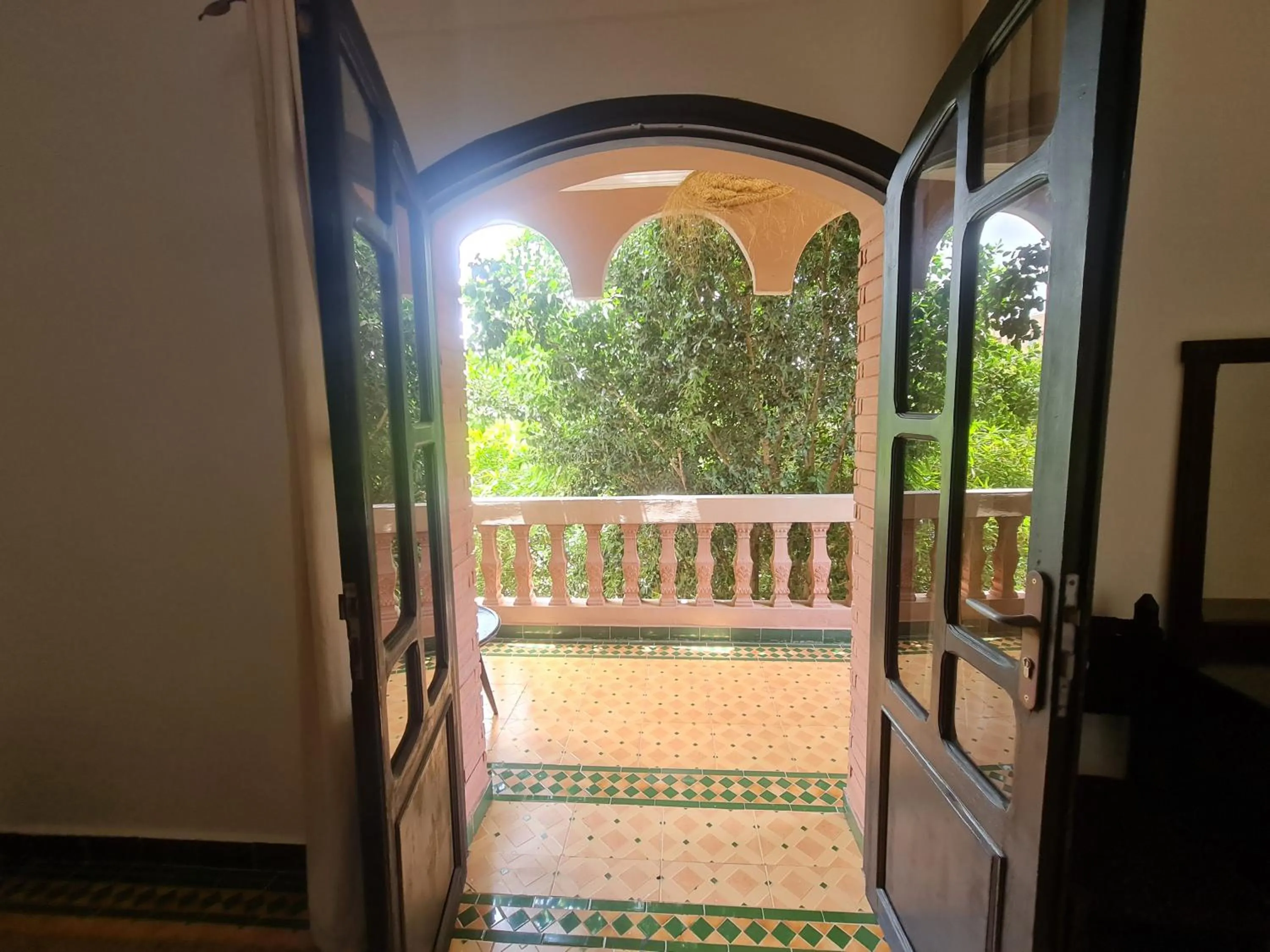 Balcony/Terrace in Targafit Hotel & Hammam