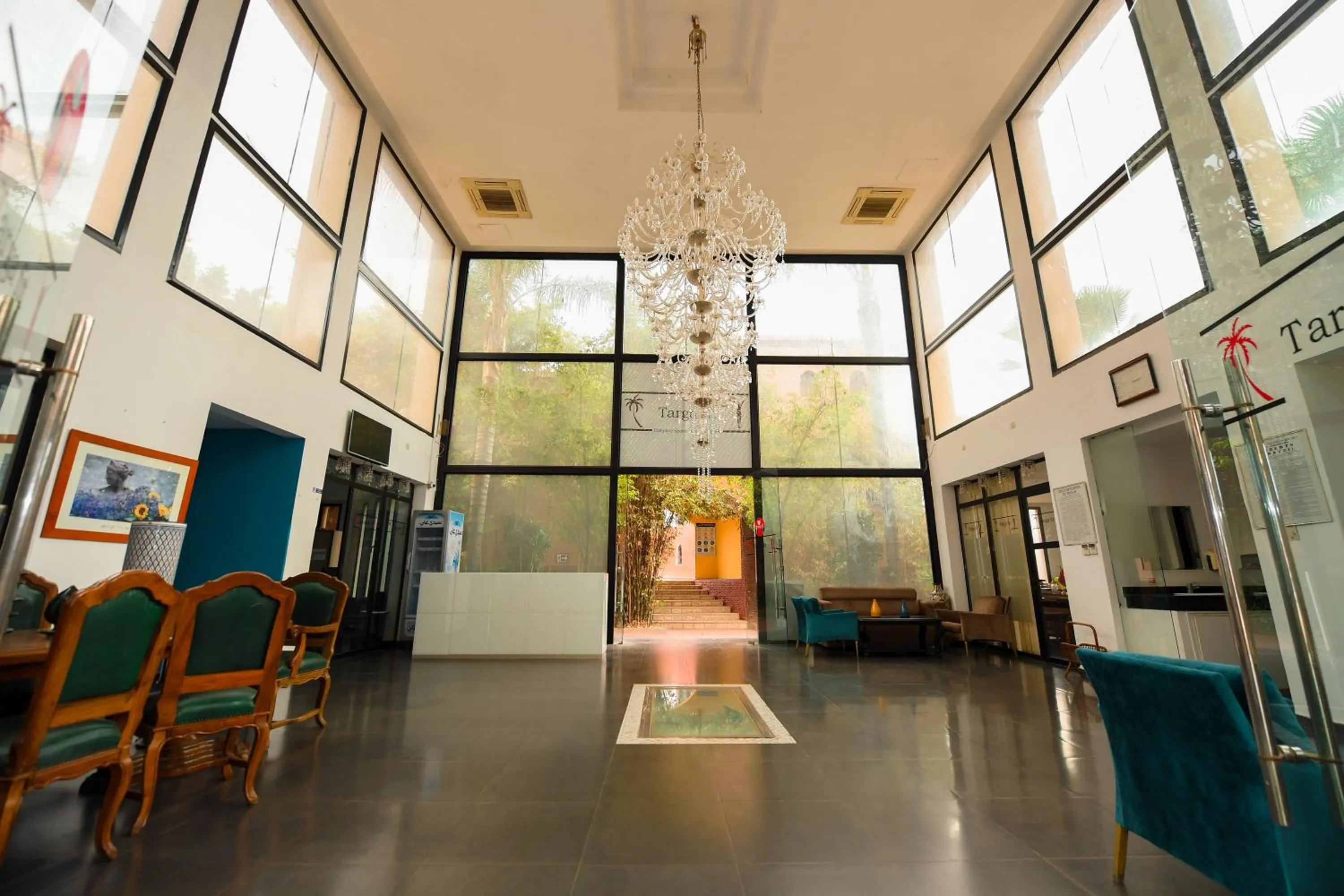 Lobby or reception in Targafit Hotel & Hammam