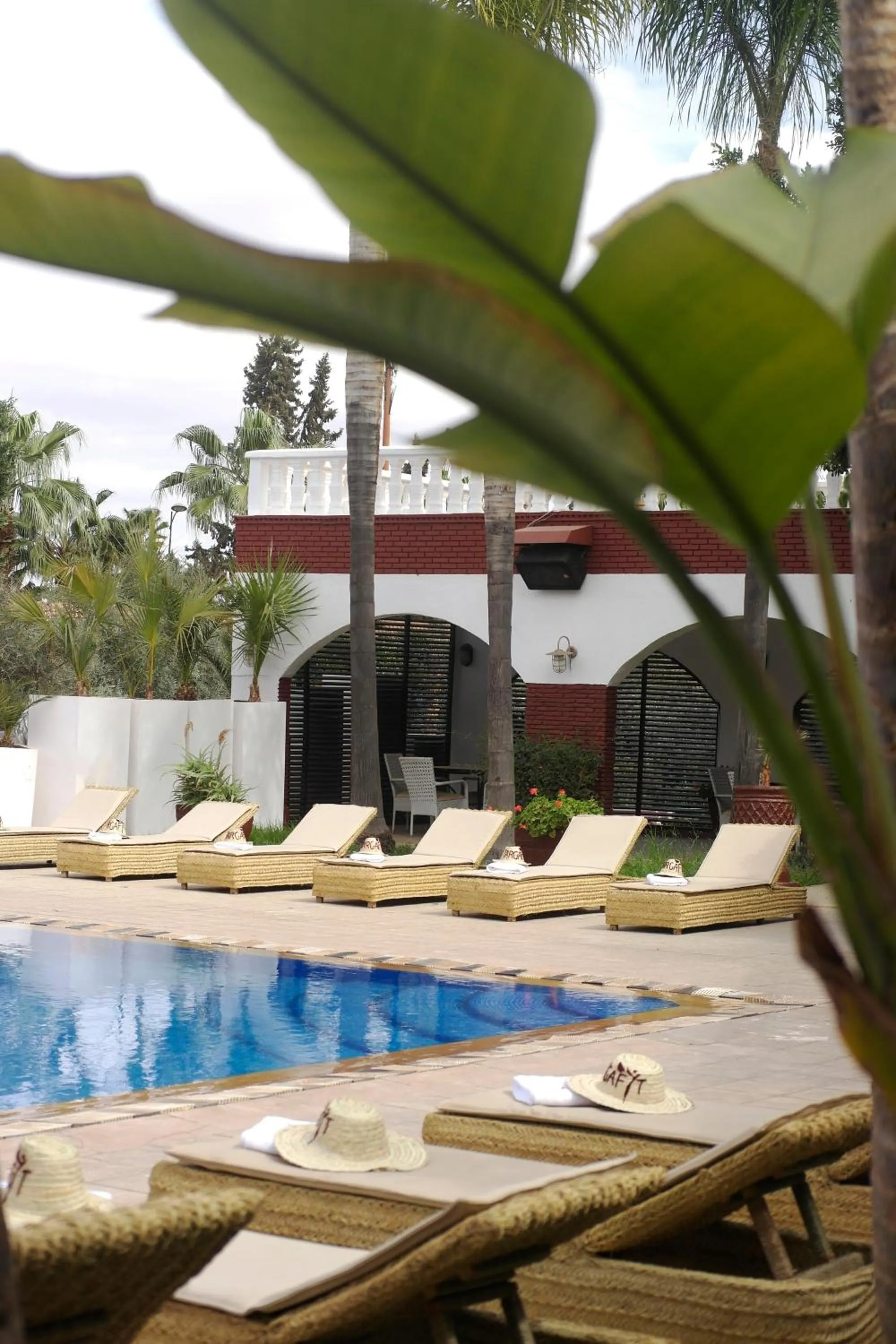 Swimming pool in Targafit Hotel & Hammam