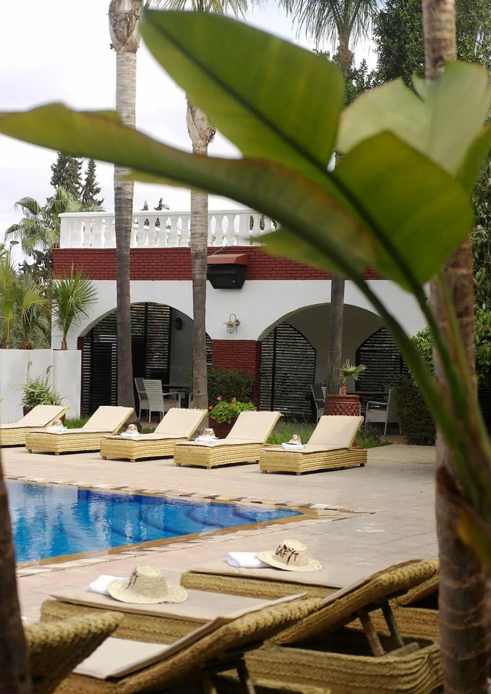 Swimming pool in Targafit Hotel & Hammam