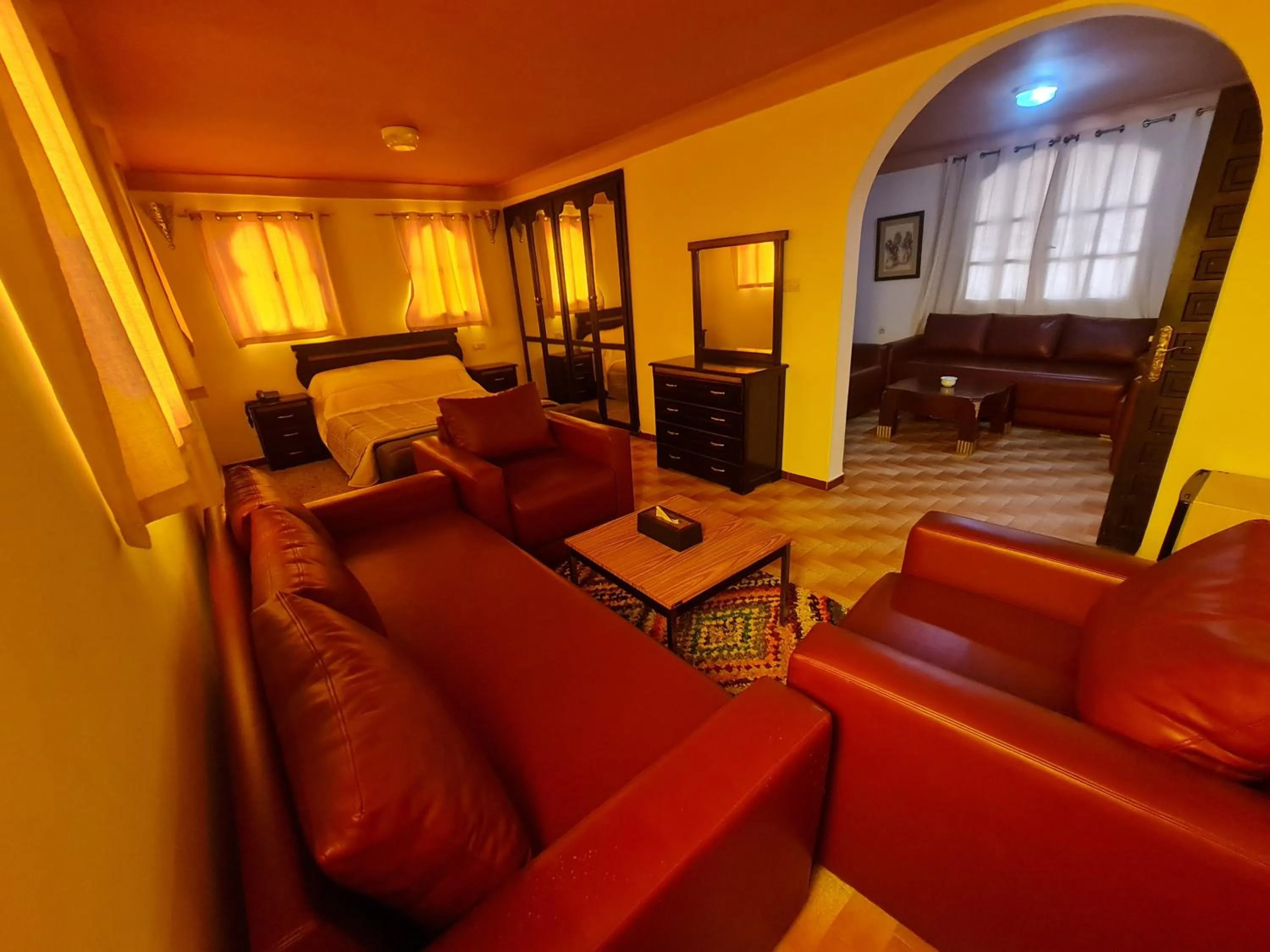 Bed in Targafit Hotel & Hammam