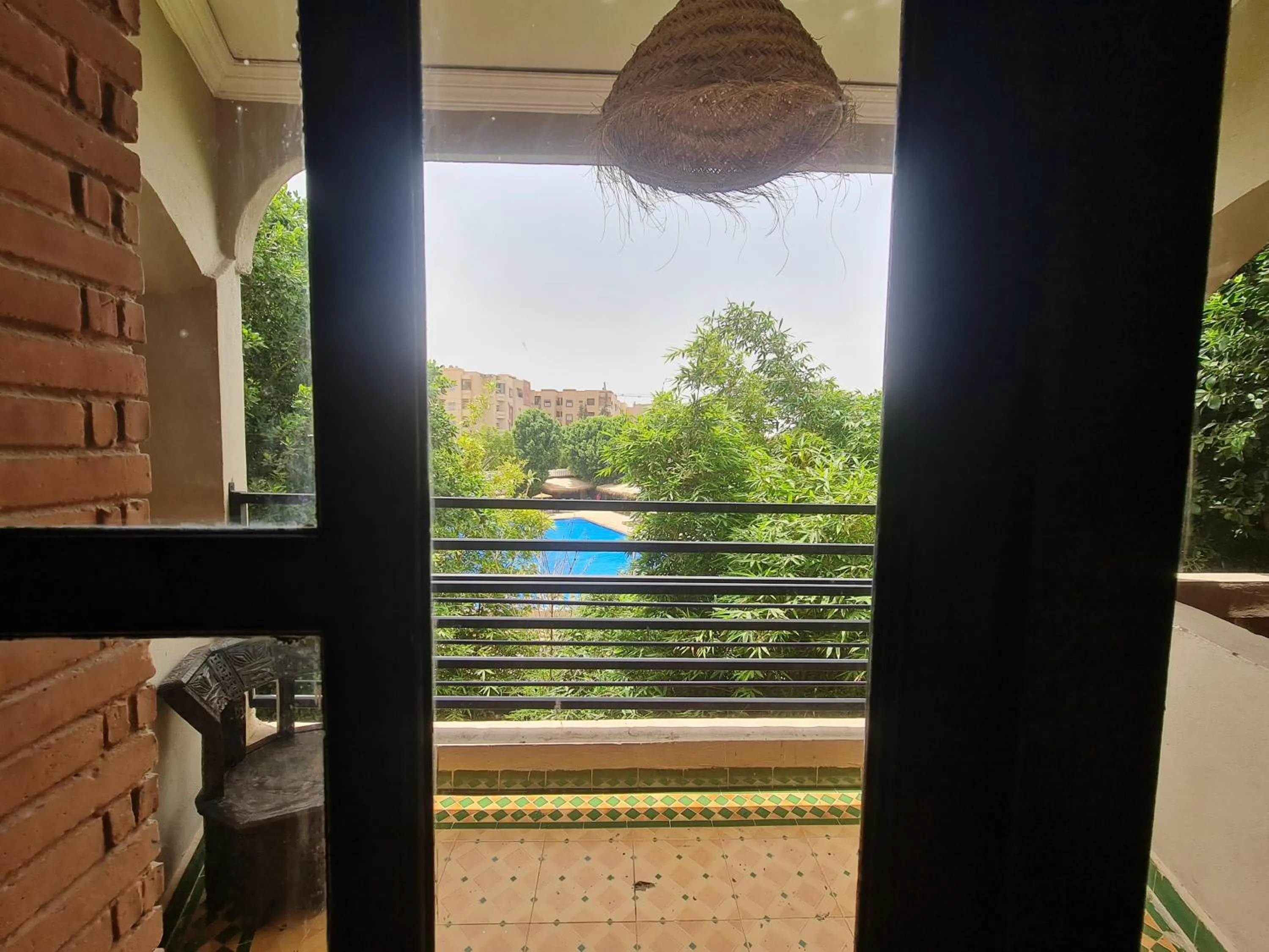 Balcony/Terrace in Targafit Hotel & Hammam