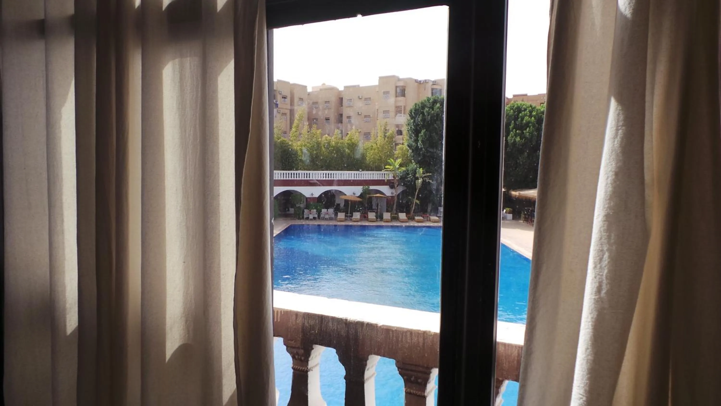 Pool view in Targafit Hotel & Hammam