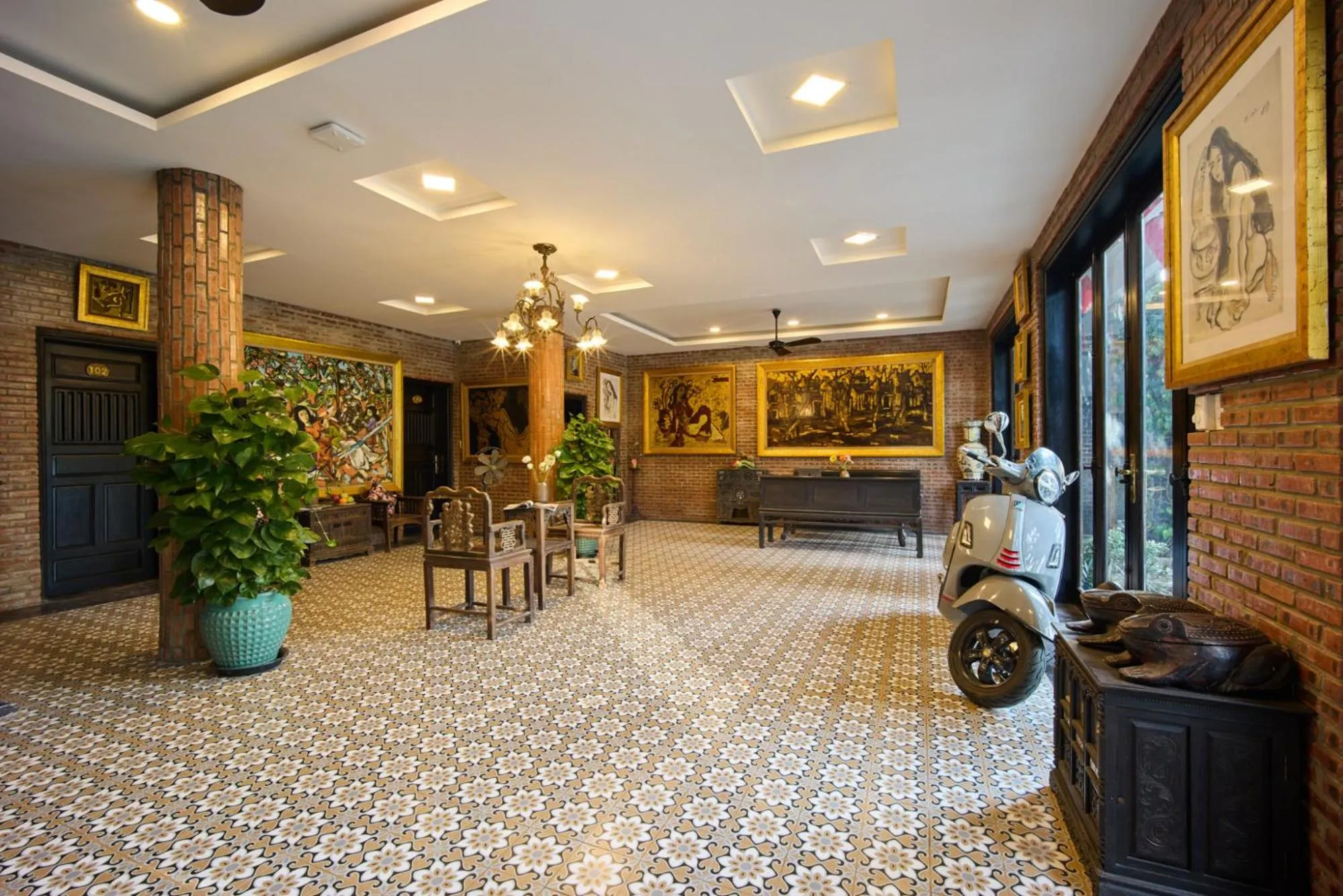 Living room in Art Museum Villa Hoi An