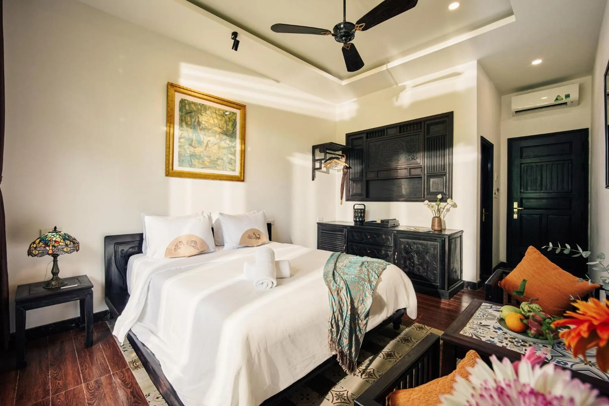 Bedroom, Bed in Art Museum Villa Hoi An