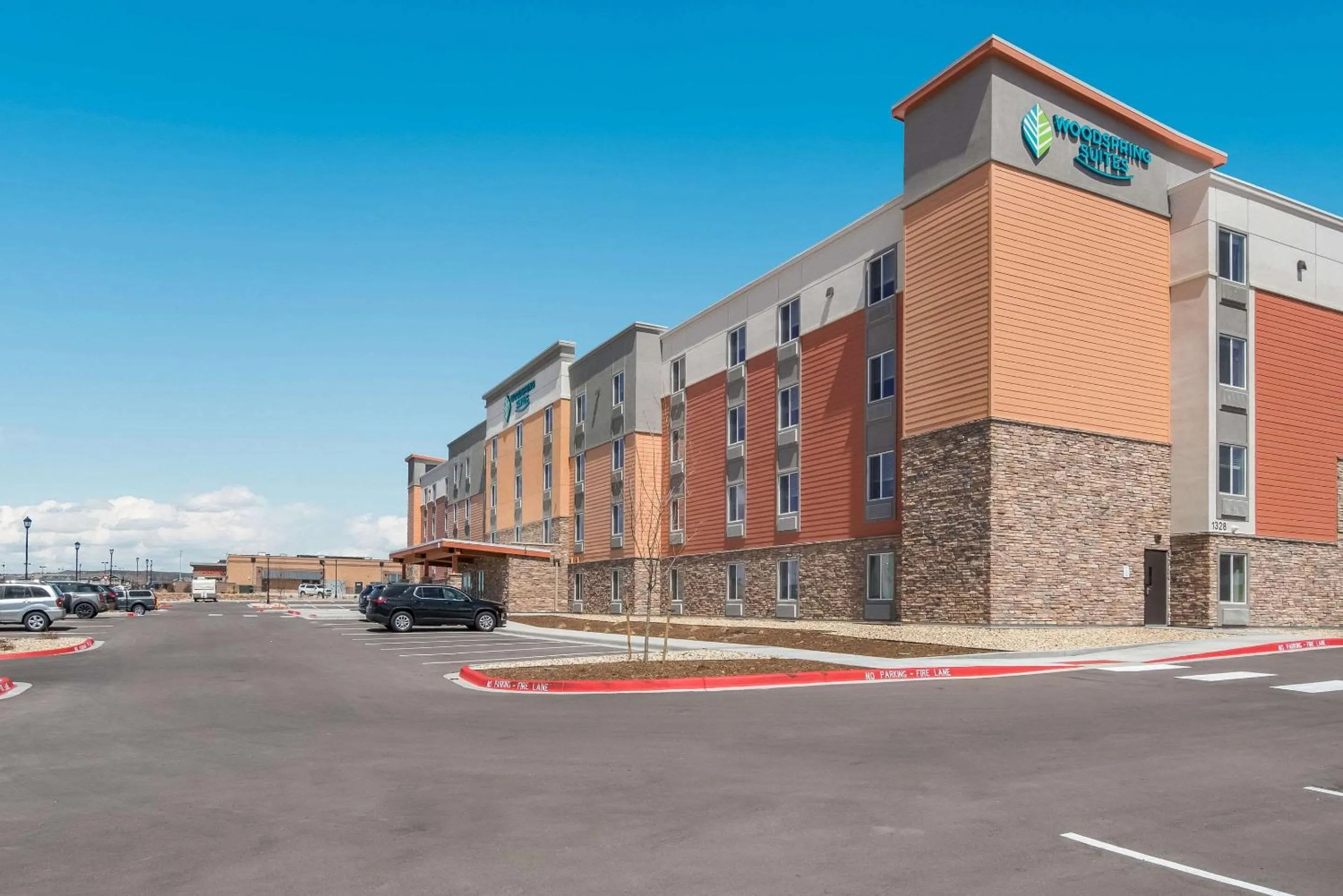 Property building in WoodSpring Suites Colorado Springs North - Air Force Academy