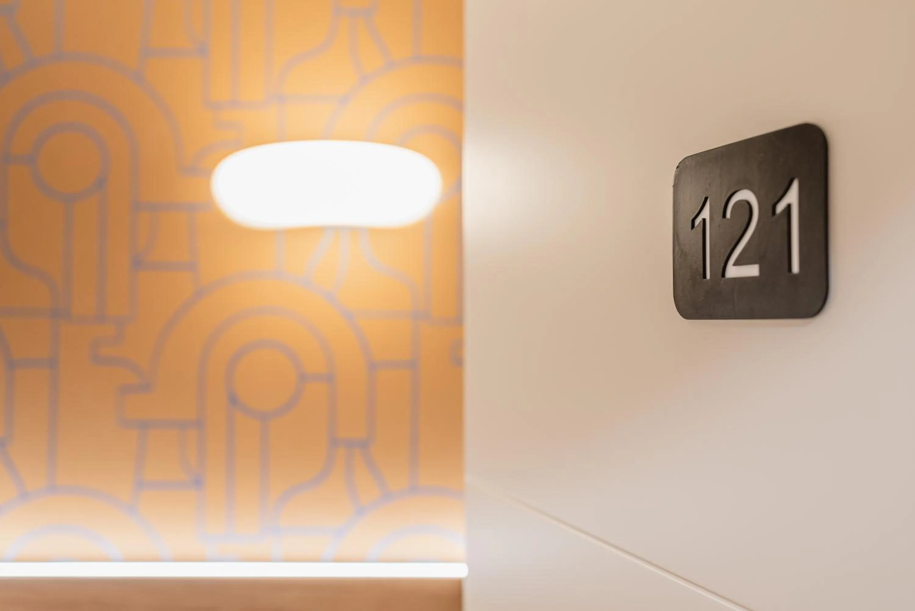 Decorative detail in Hotel Del Sole