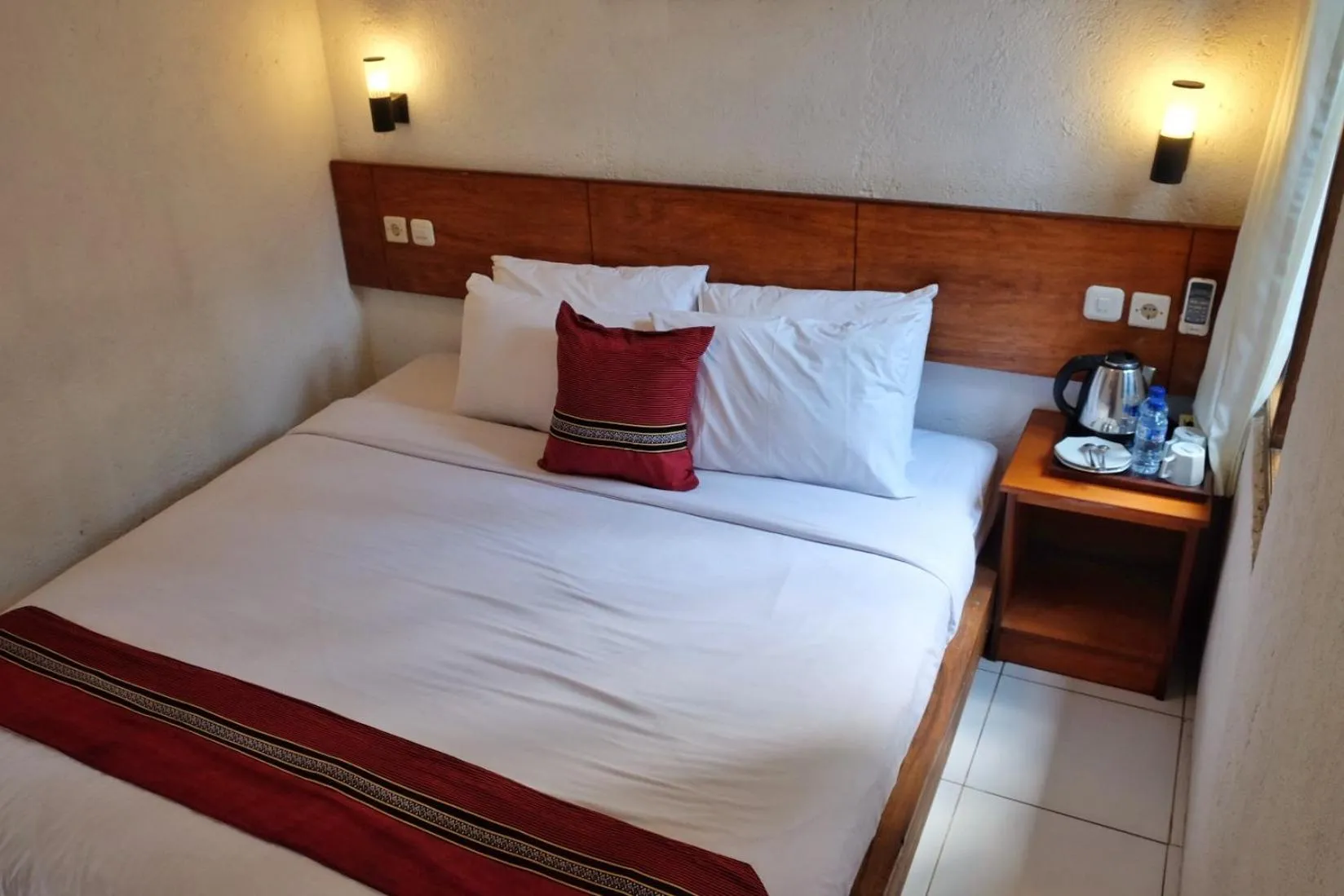 Bed in Cempaka Borobudur Guest House