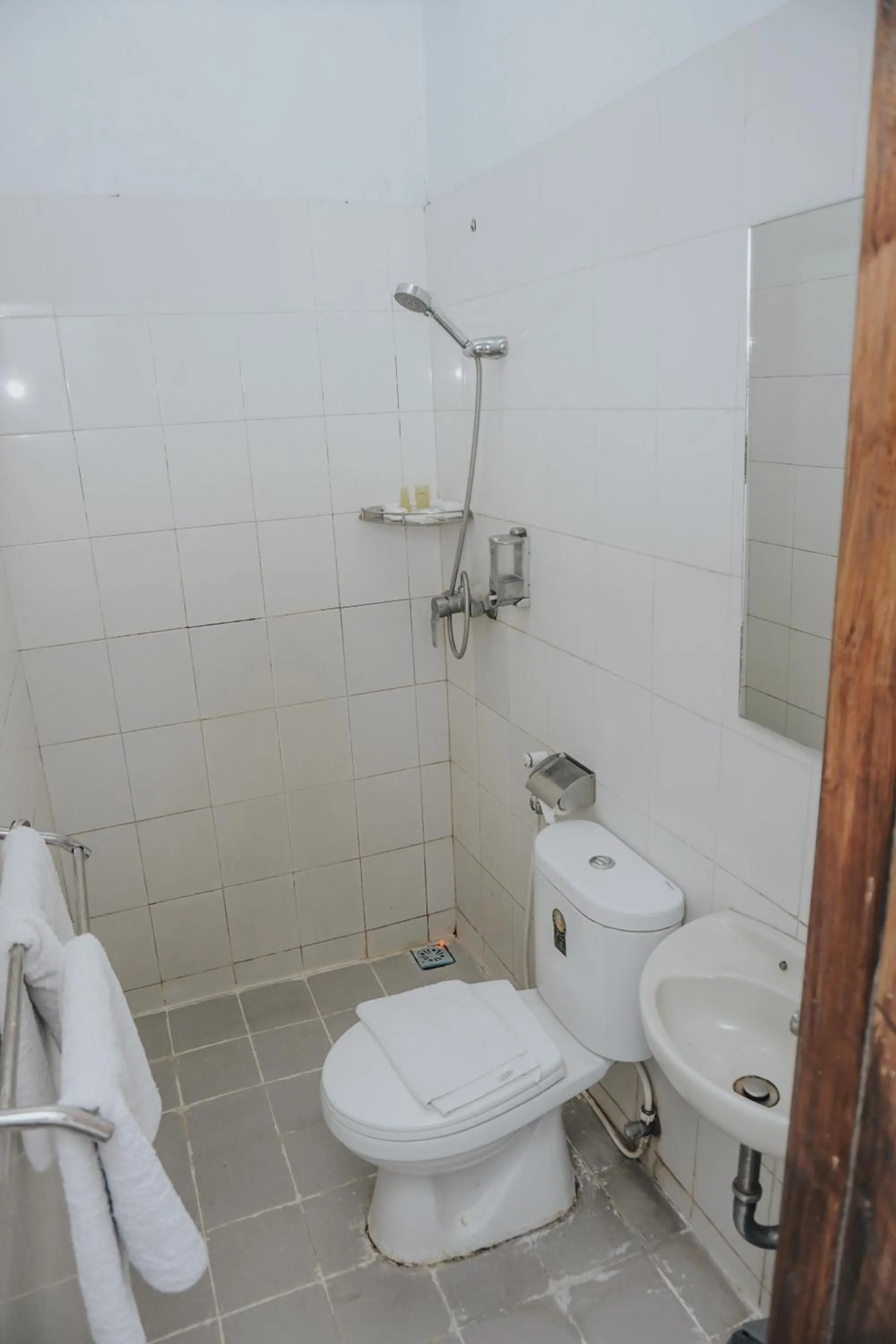 Shower in Cempaka Borobudur Guest House