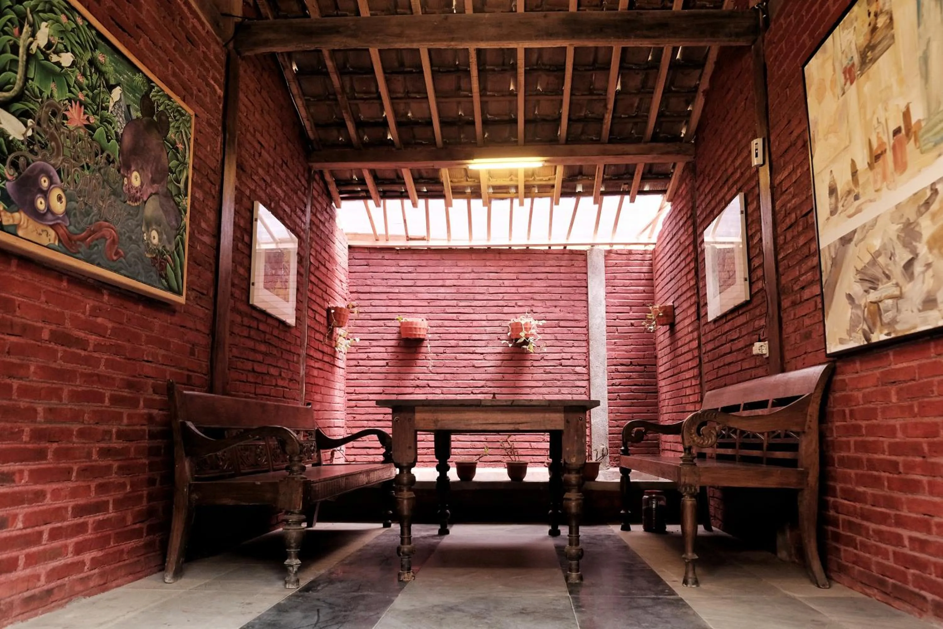 Living room in Cempaka Borobudur Guest House