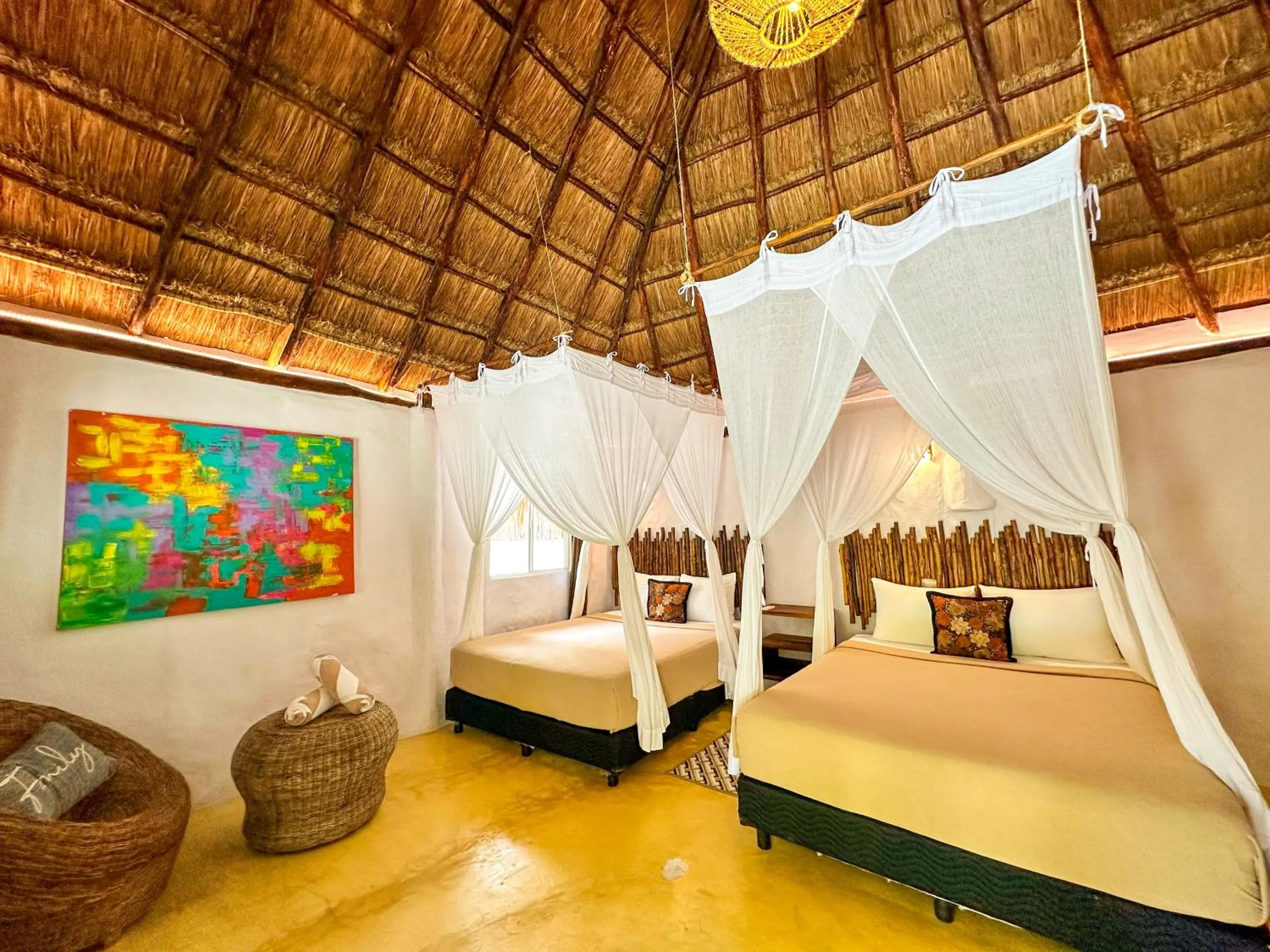 Photo of the whole room, Bed in Alito Tulum Hotel