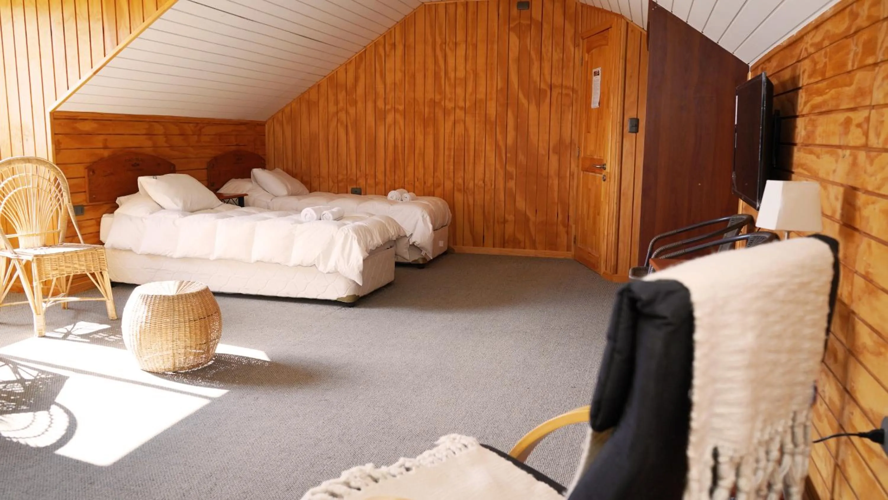 Photo of the whole room, Bed in Hotel Posada del Río - Chile Chico