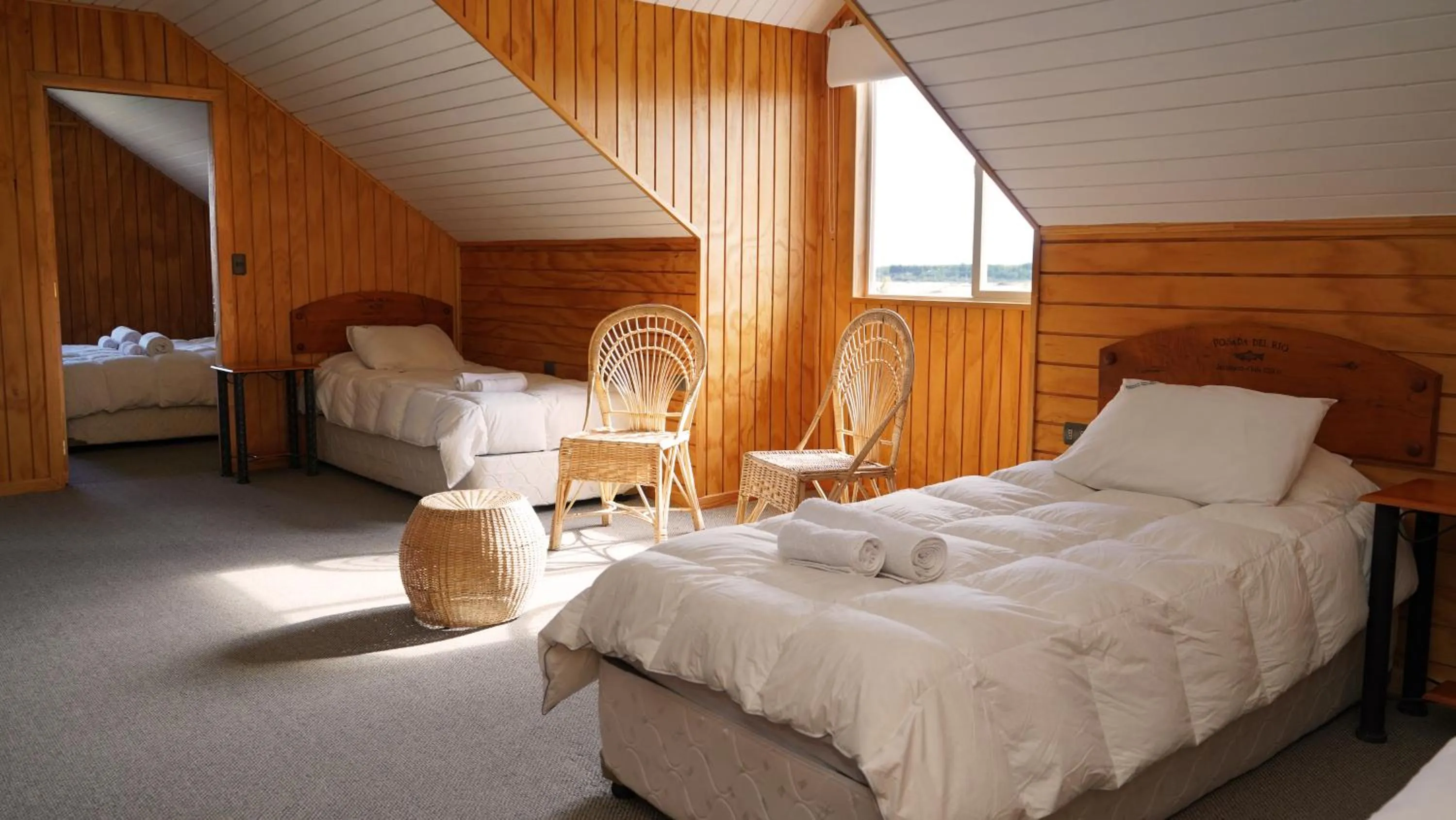 Photo of the whole room, Bed in Hotel Posada del Río - Chile Chico