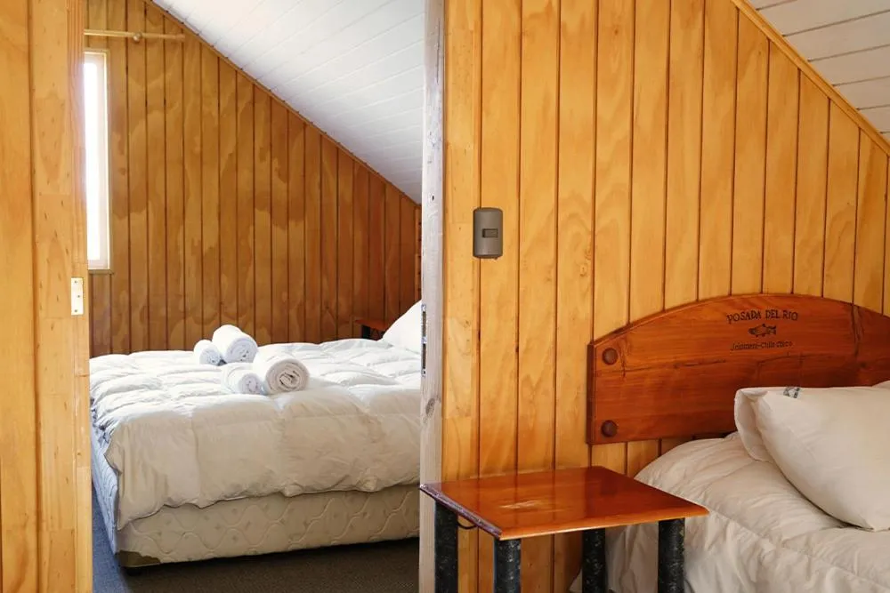 Bed in Hotel Posada del Río - Chile Chico