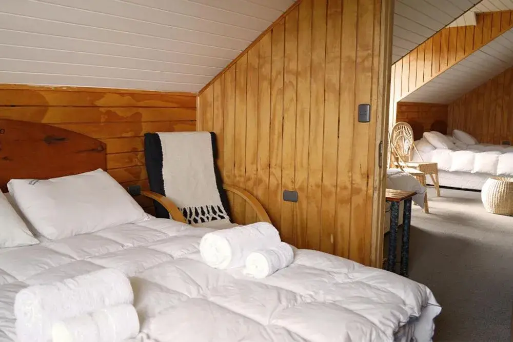 Bed in Hotel Posada del Río - Chile Chico Bed in Hotel Posada del Río - Chile Chico