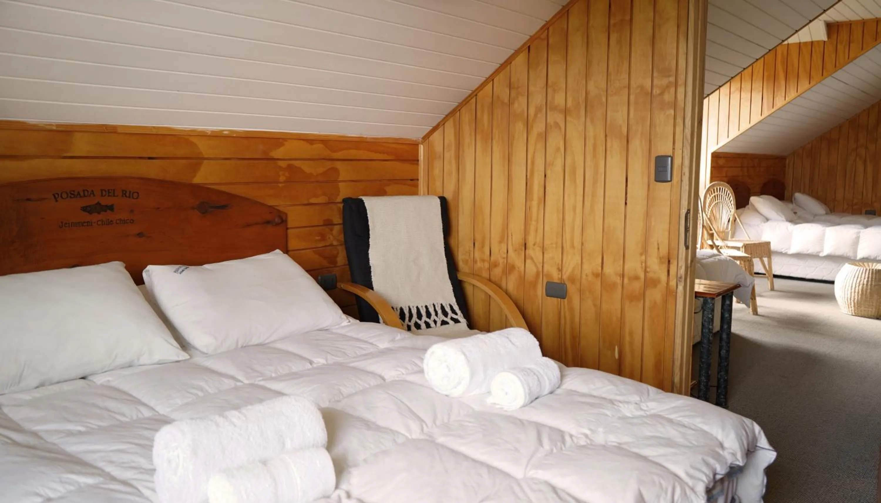 Bedroom, Bed in Hotel Posada del Río - Chile Chico