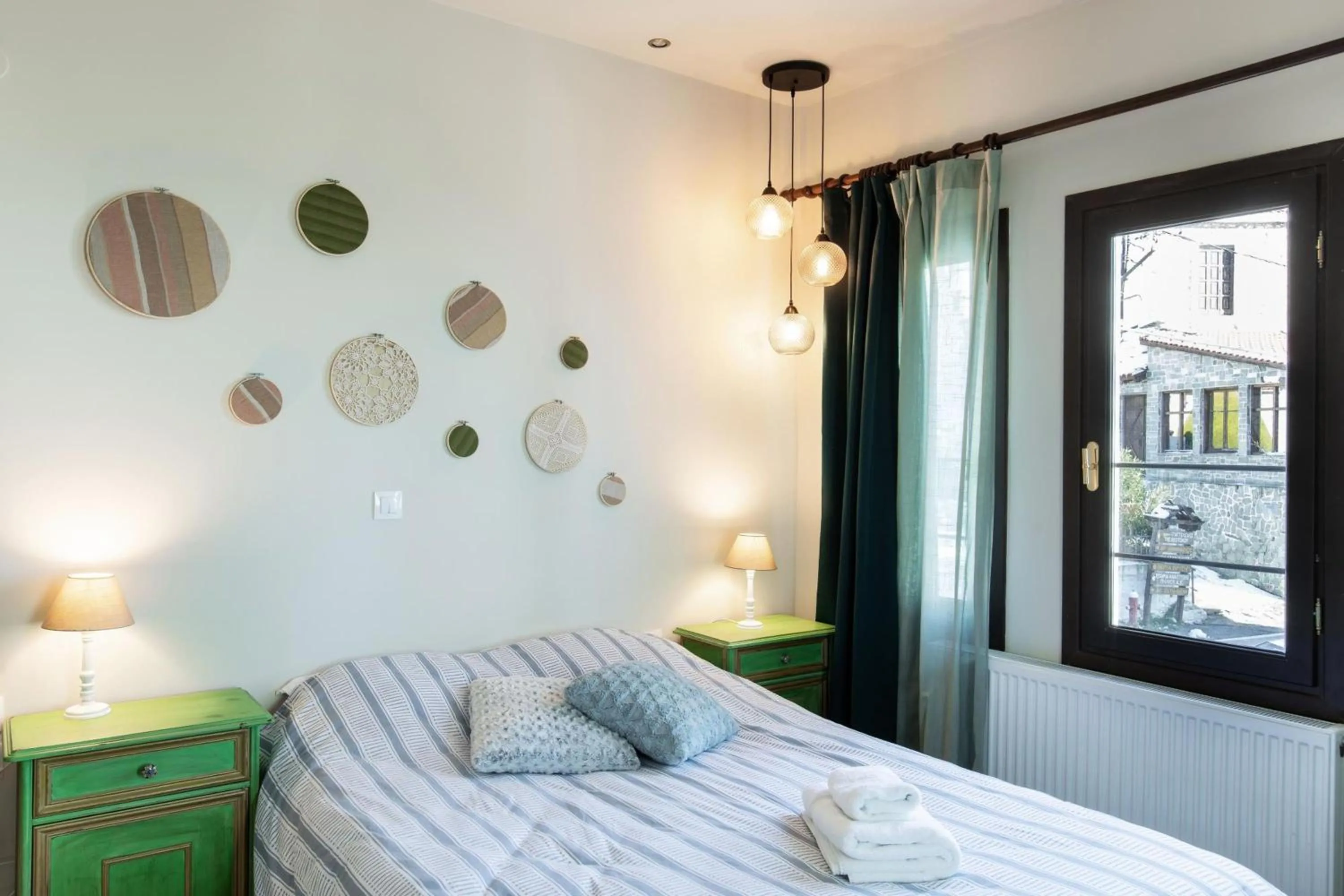 Bed in Stagiates Guest House at Pelion