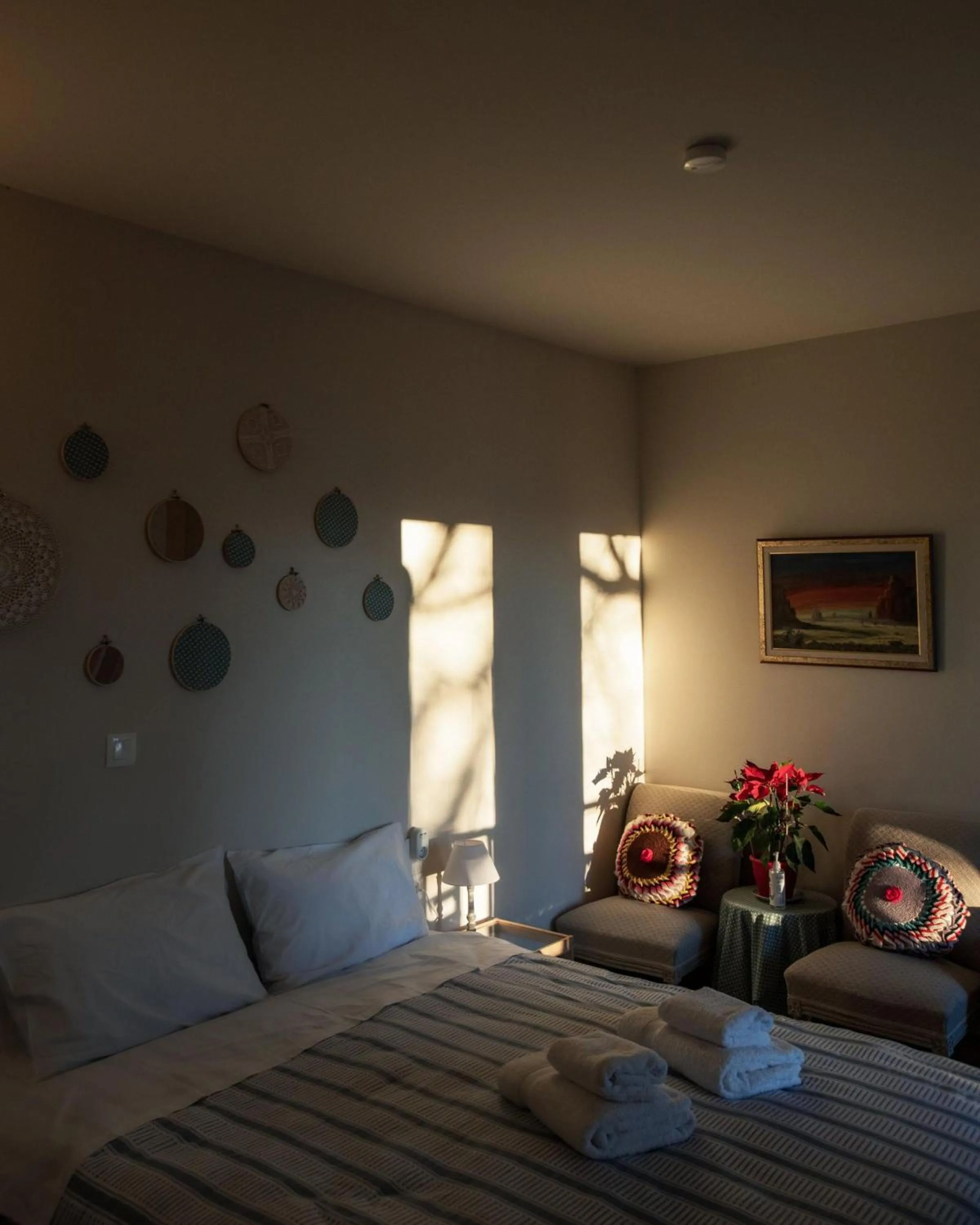 Bed in Stagiates Guest House at Pelion