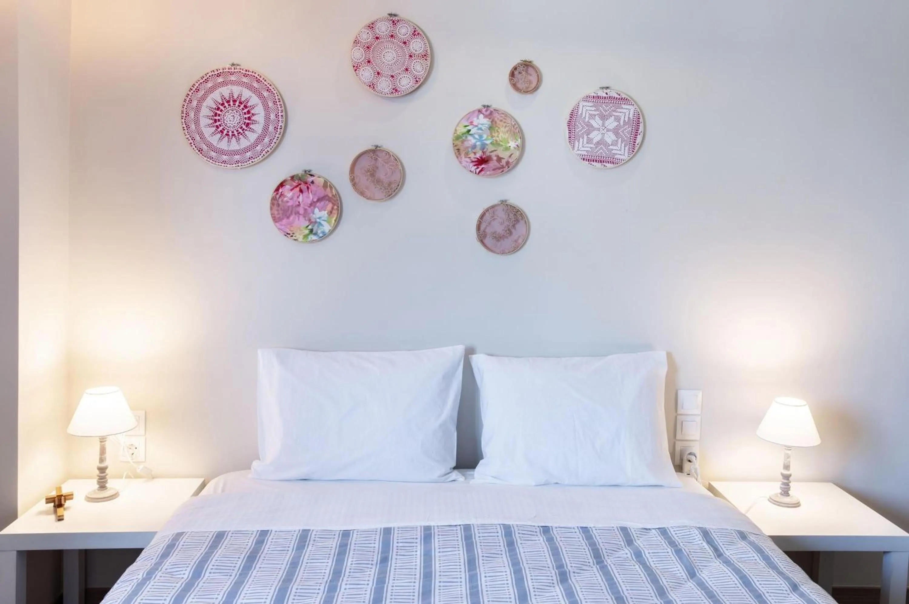 Bed in Stagiates Guest House at Pelion