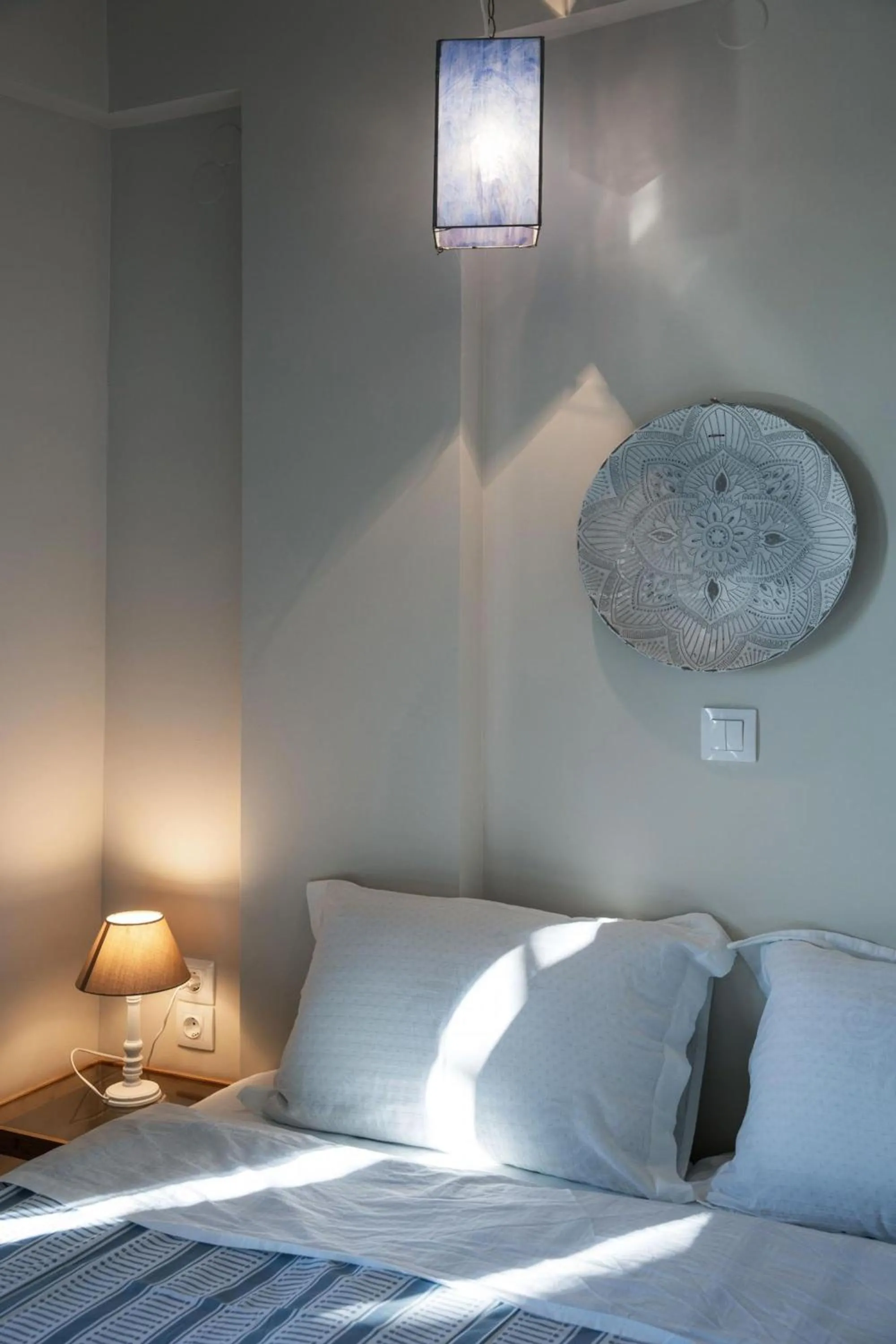 Bed in Stagiates Guest House at Pelion