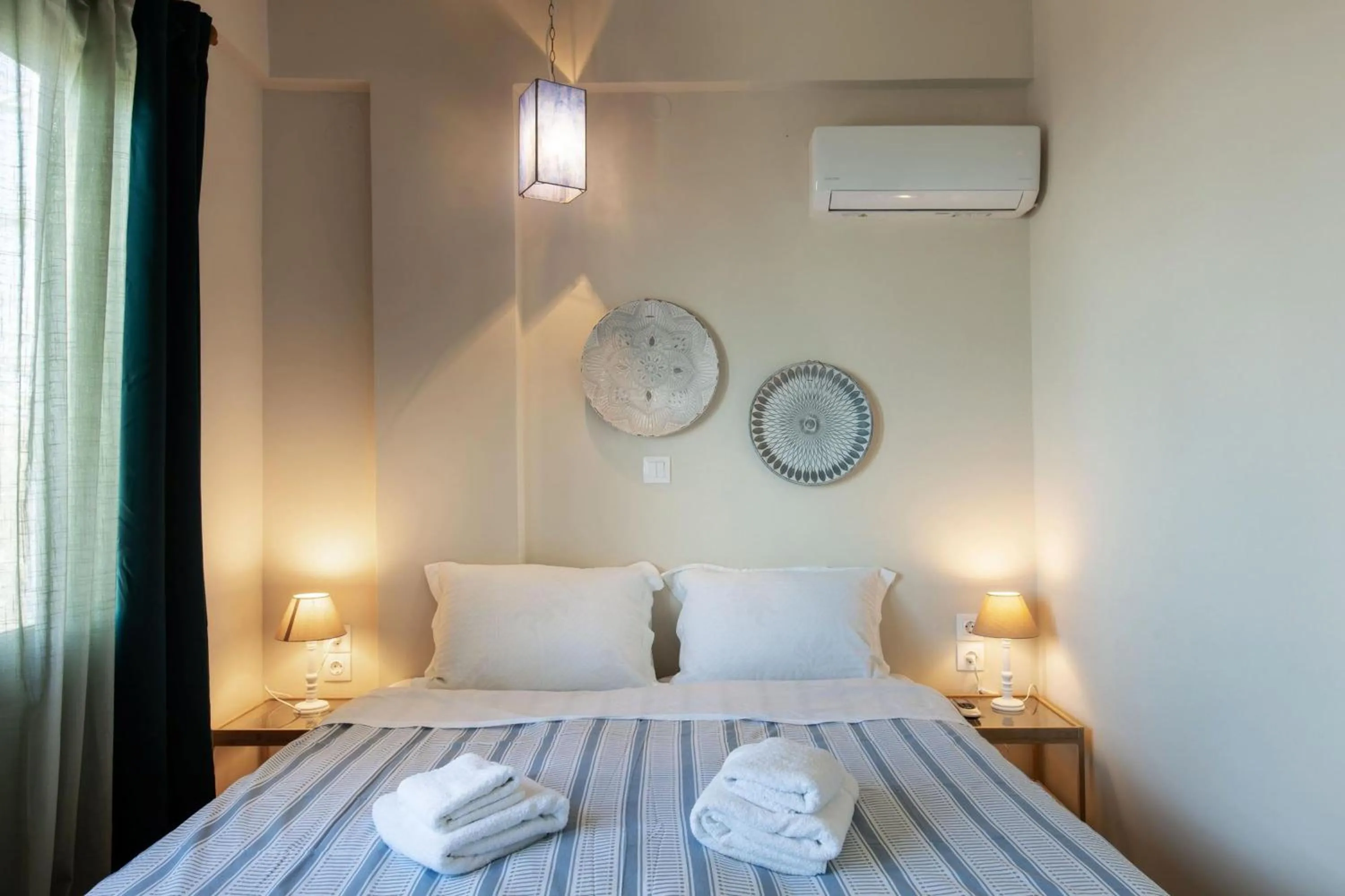 Bed in Stagiates Guest House at Pelion