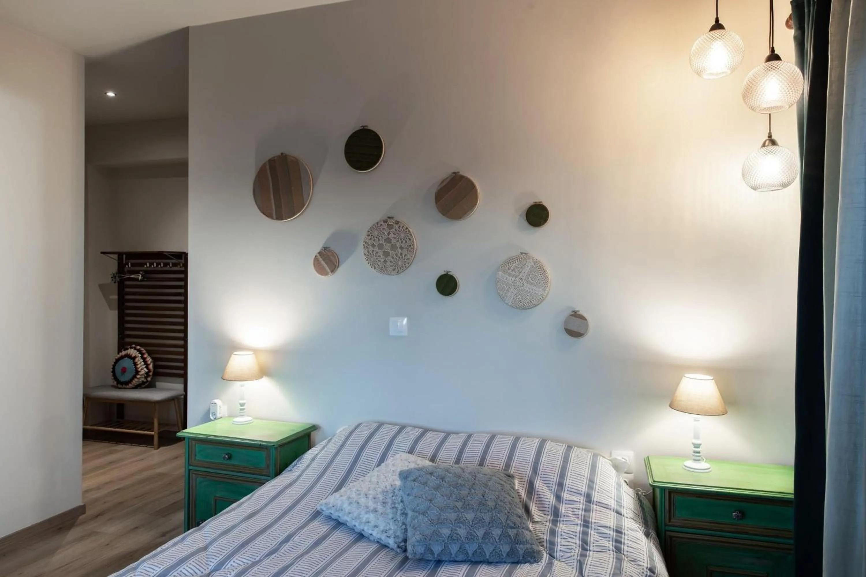 Bed in Stagiates Guest House at Pelion
