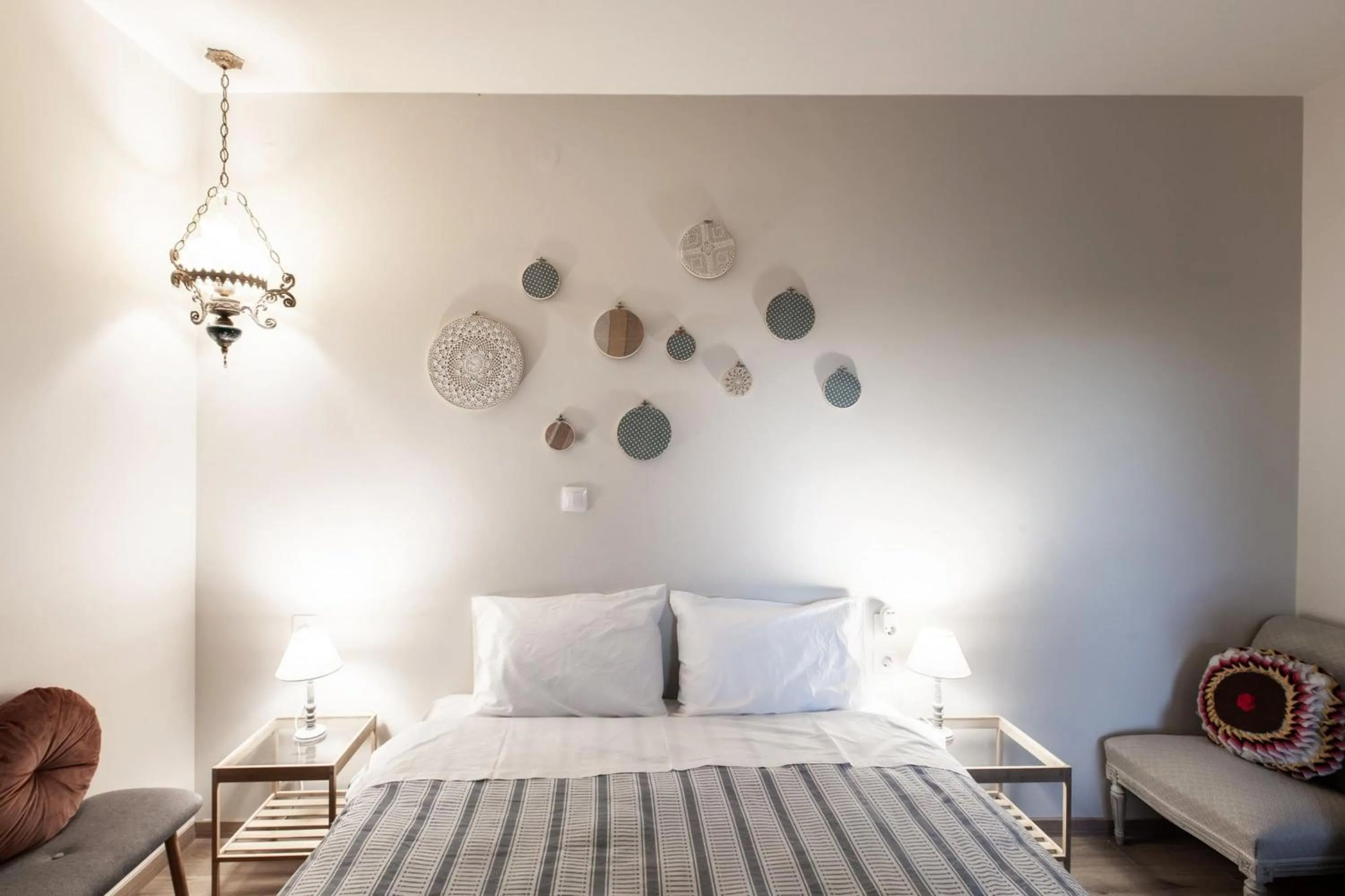 Bed in Stagiates Guest House at Pelion