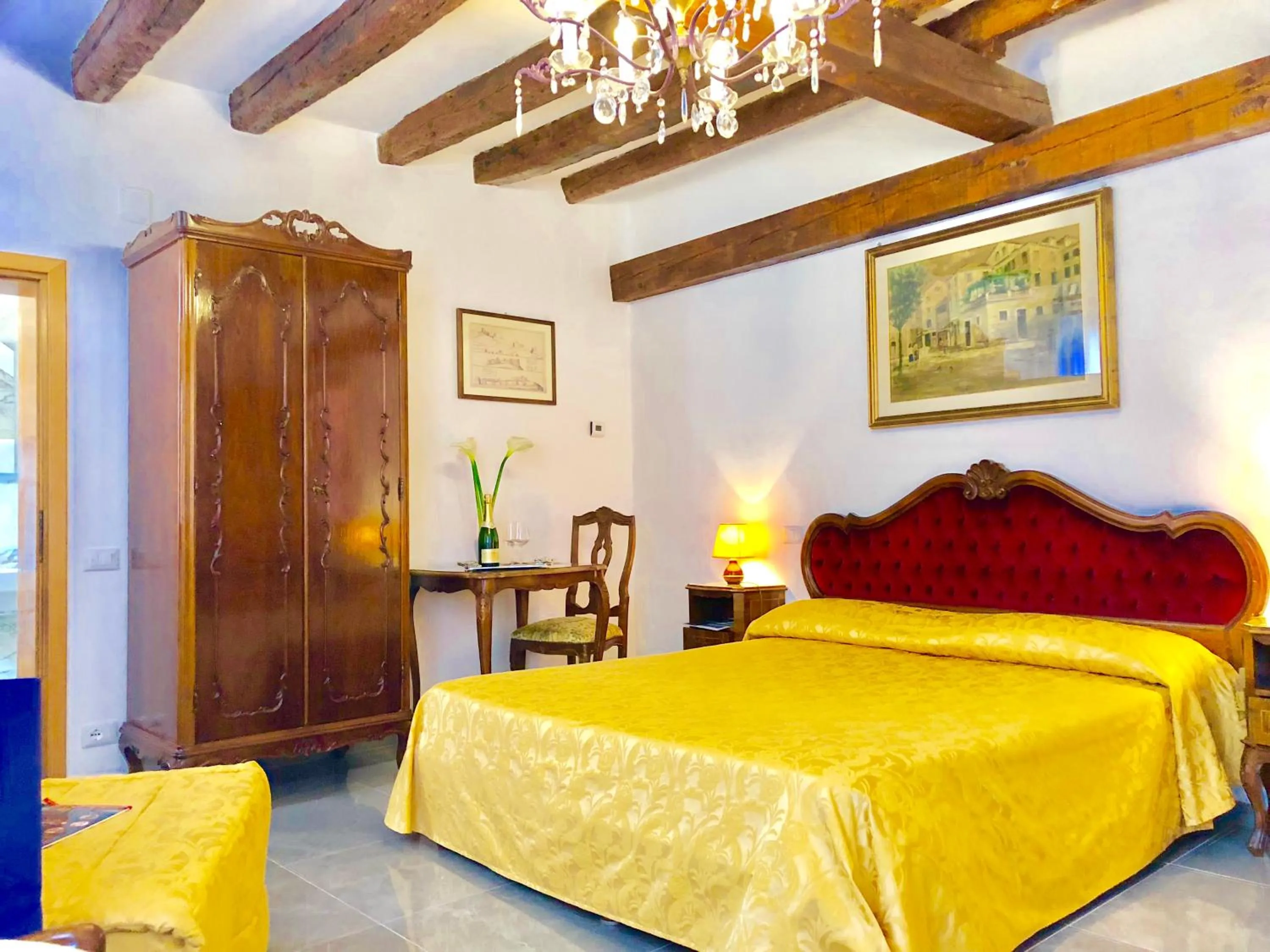 Bed in Hotel Ariel Silva