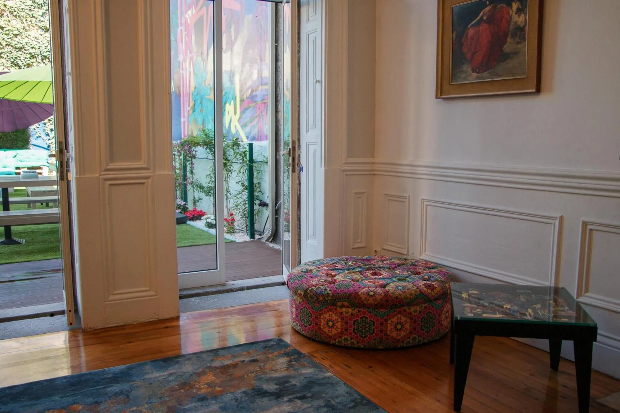 Living room in Rosalma Hostel