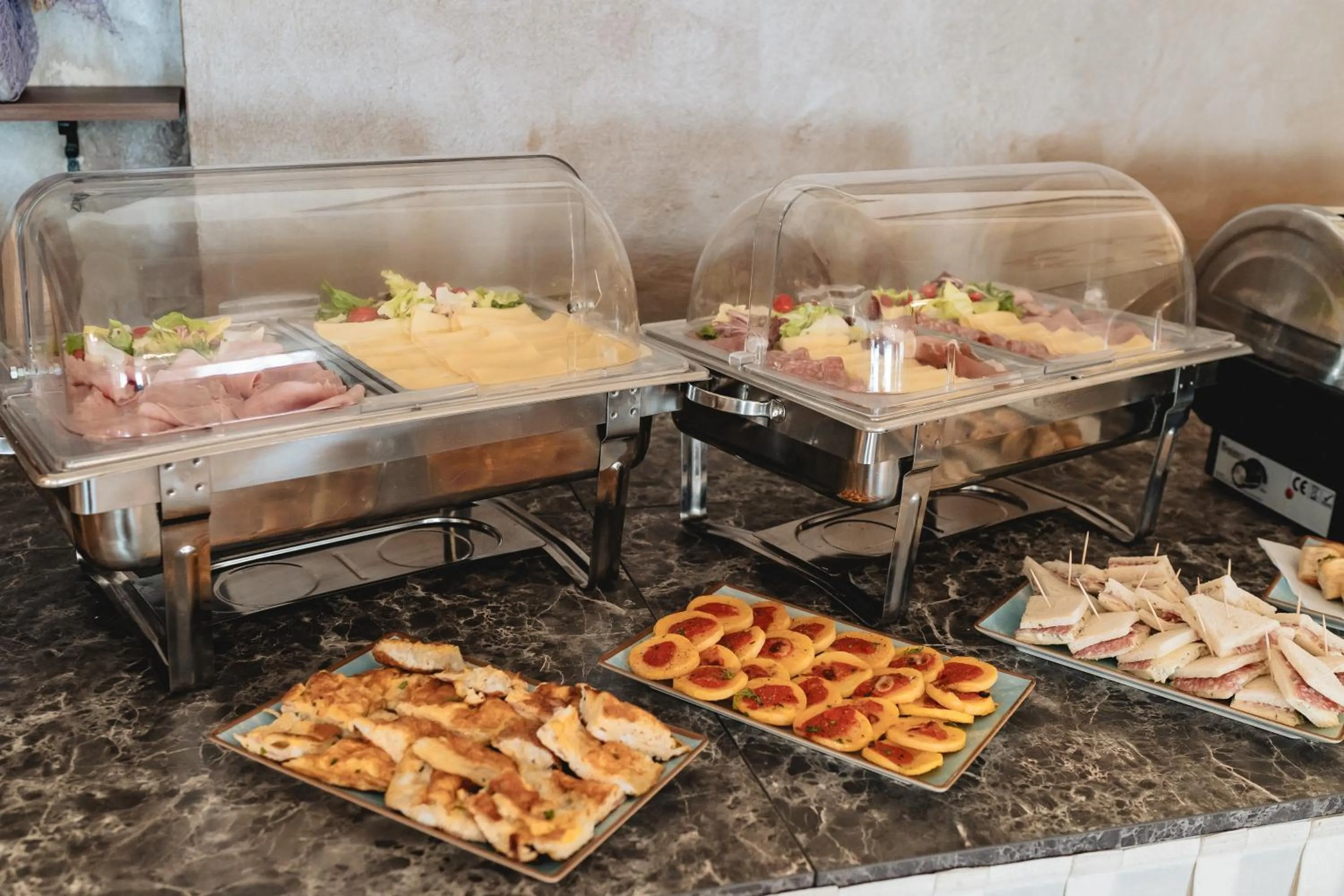 Buffet breakfast in Hotel Carignano
