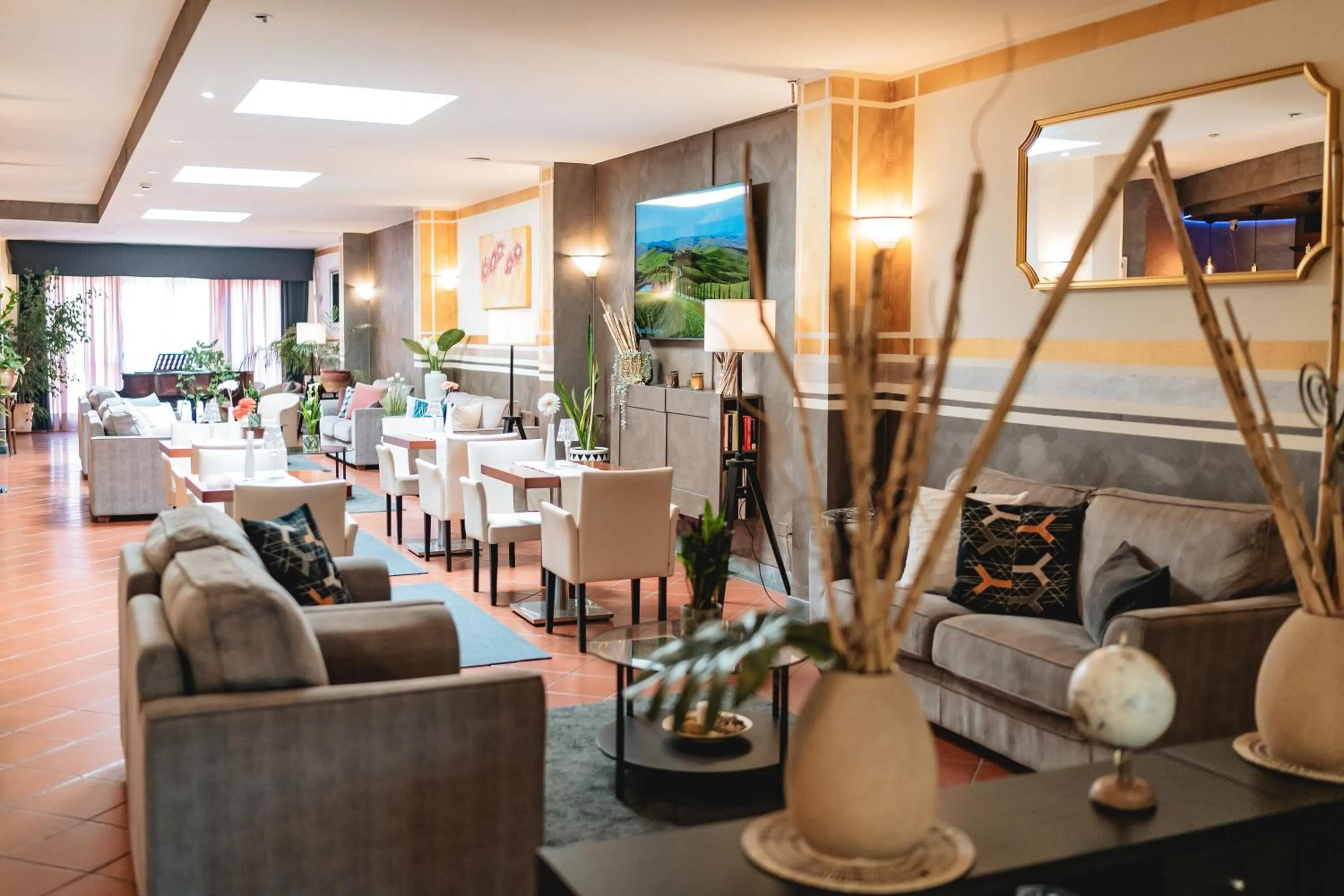 Lobby or reception in Hotel Carignano