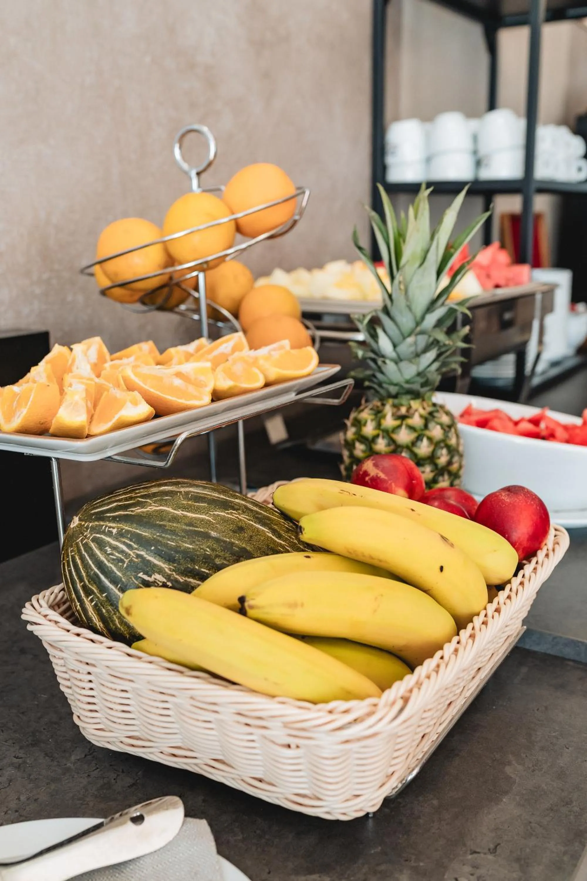 Buffet breakfast in Hotel Carignano