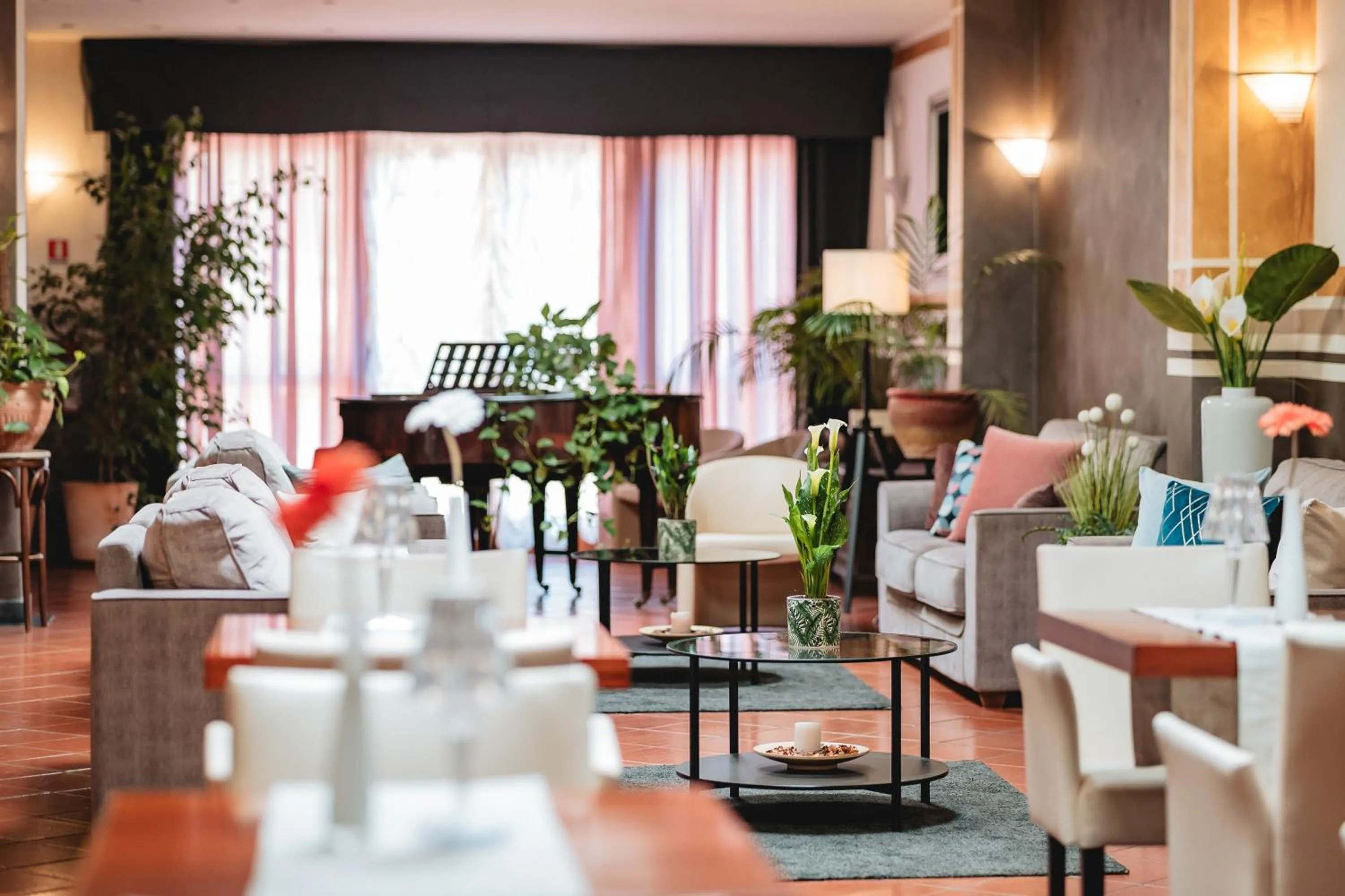 Lobby or reception in Hotel Carignano