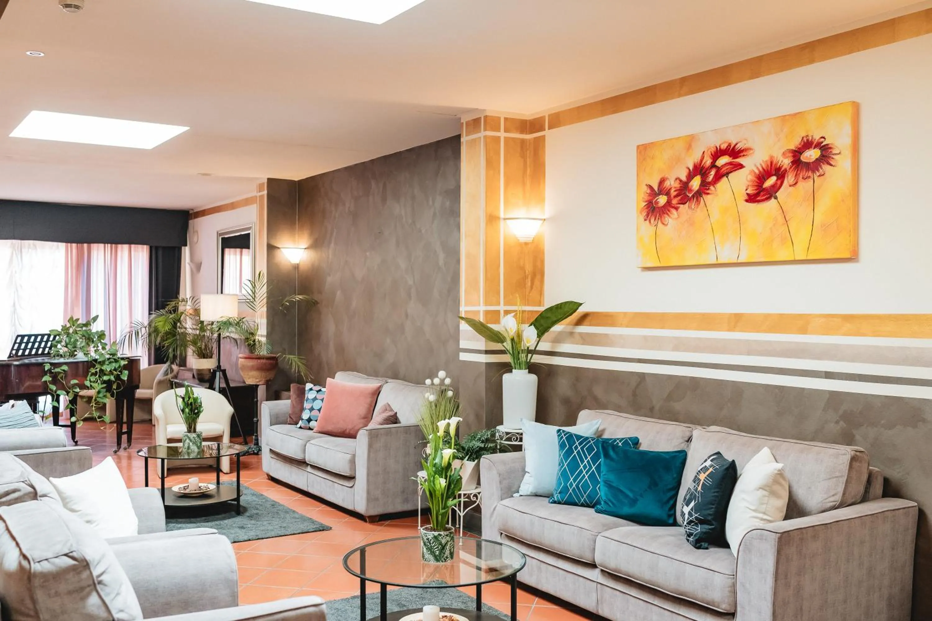 Lobby or reception in Hotel Carignano