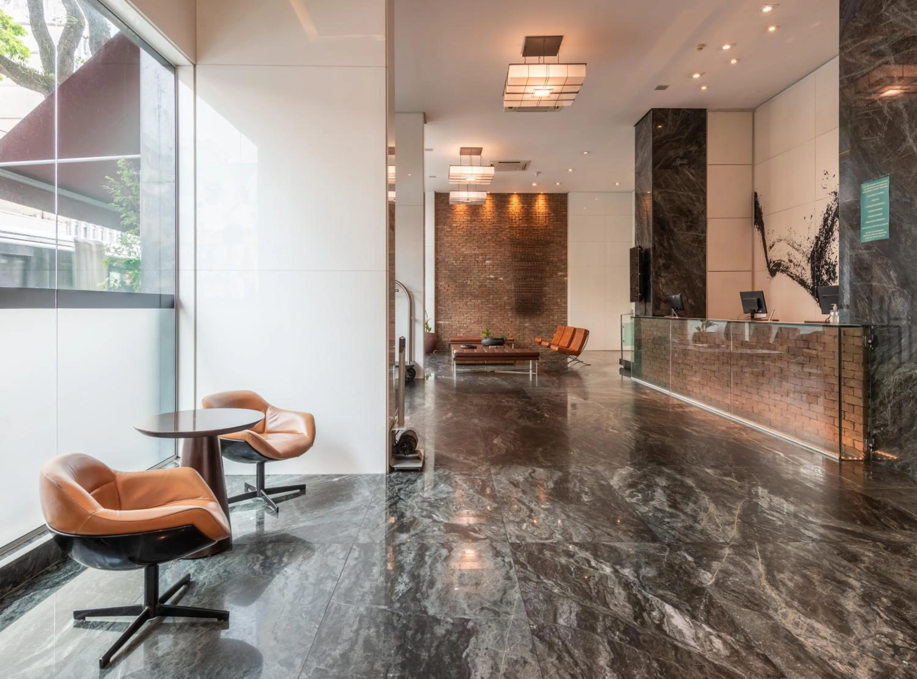 Lobby or reception in DELPLAZA Marabá São Paulo