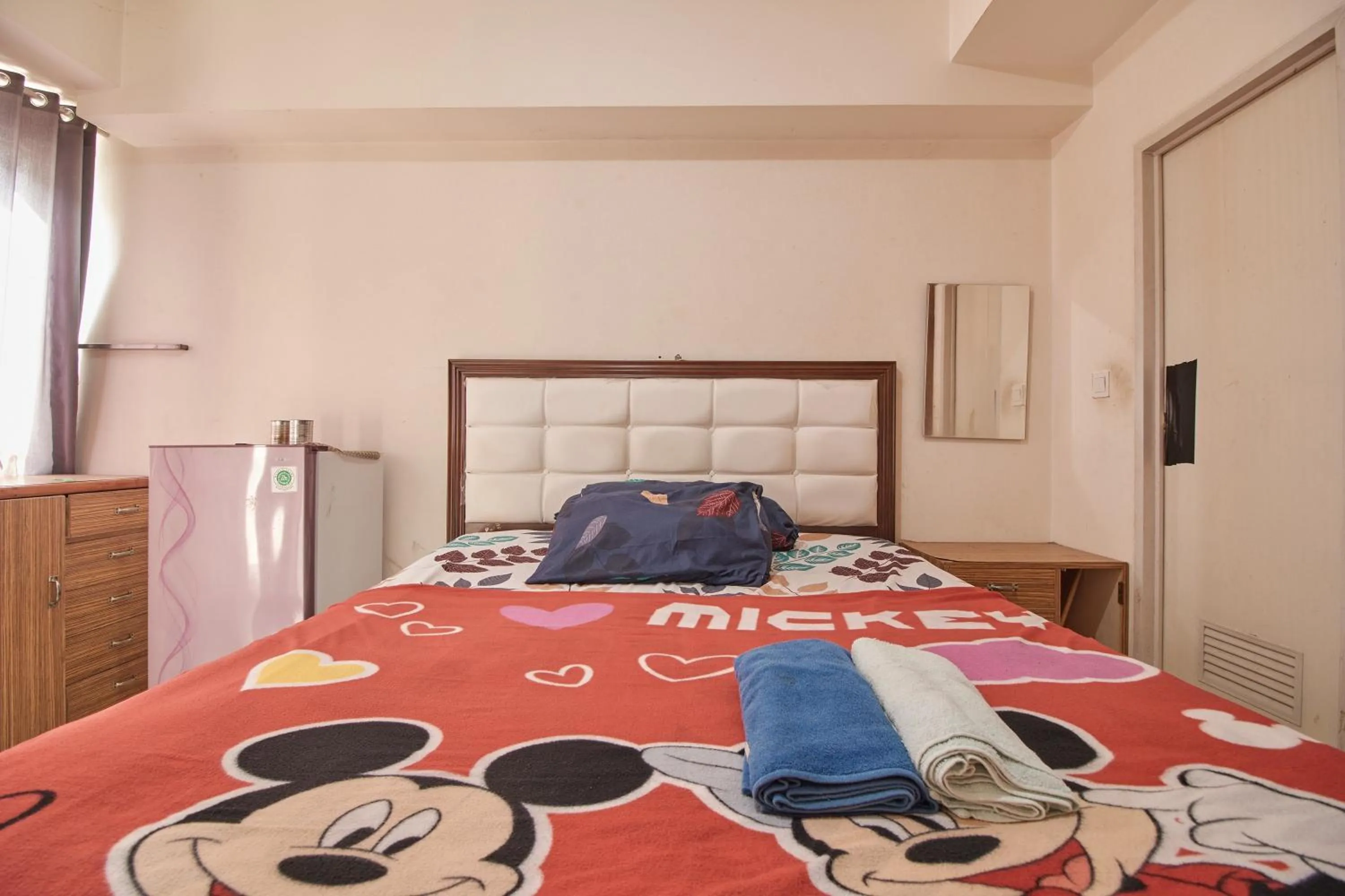 Bed in Room Rendi Podomoro Golf View