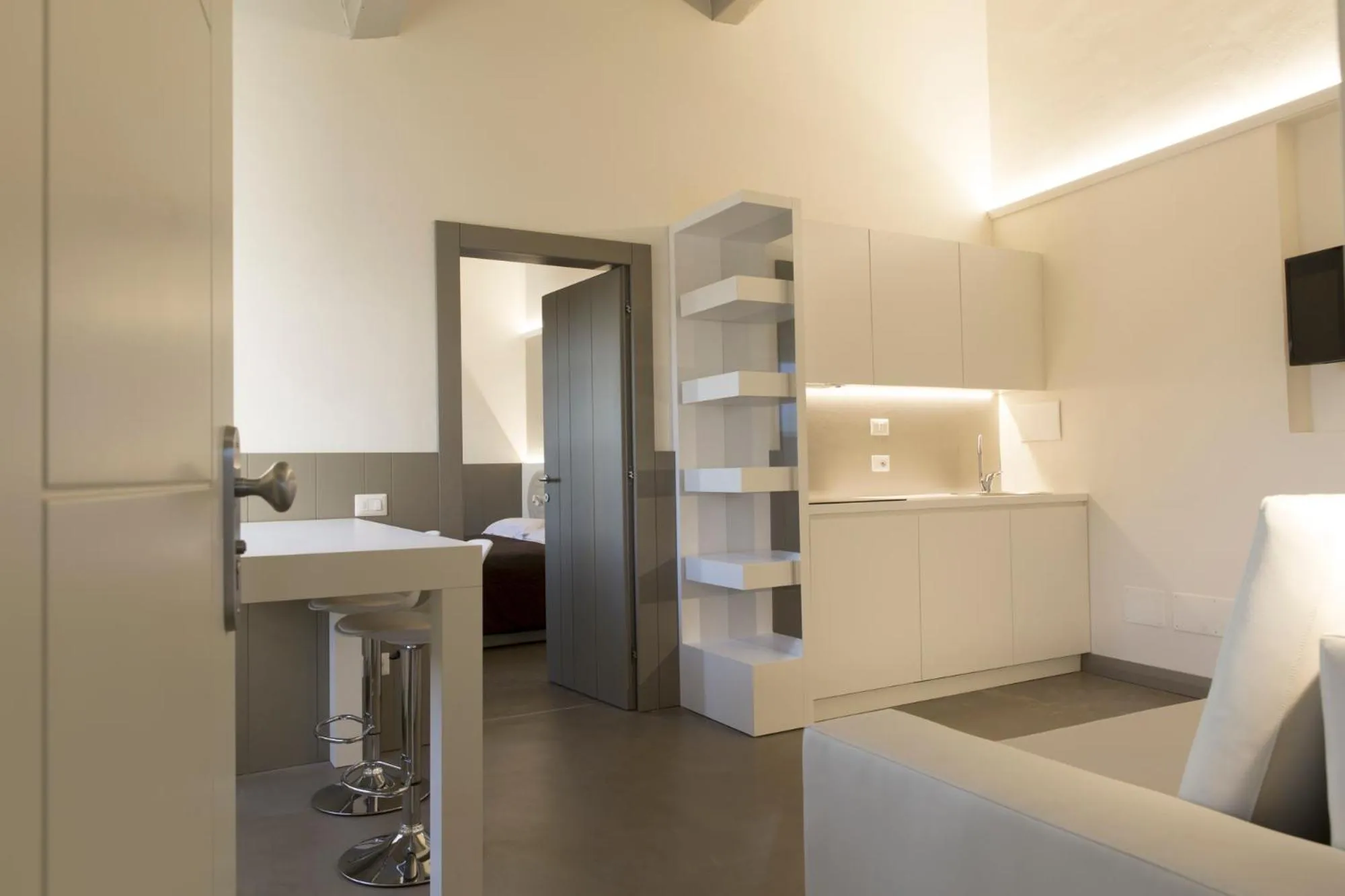 Kitchen or kitchenette in Palazzo dei Ciompi Suites
