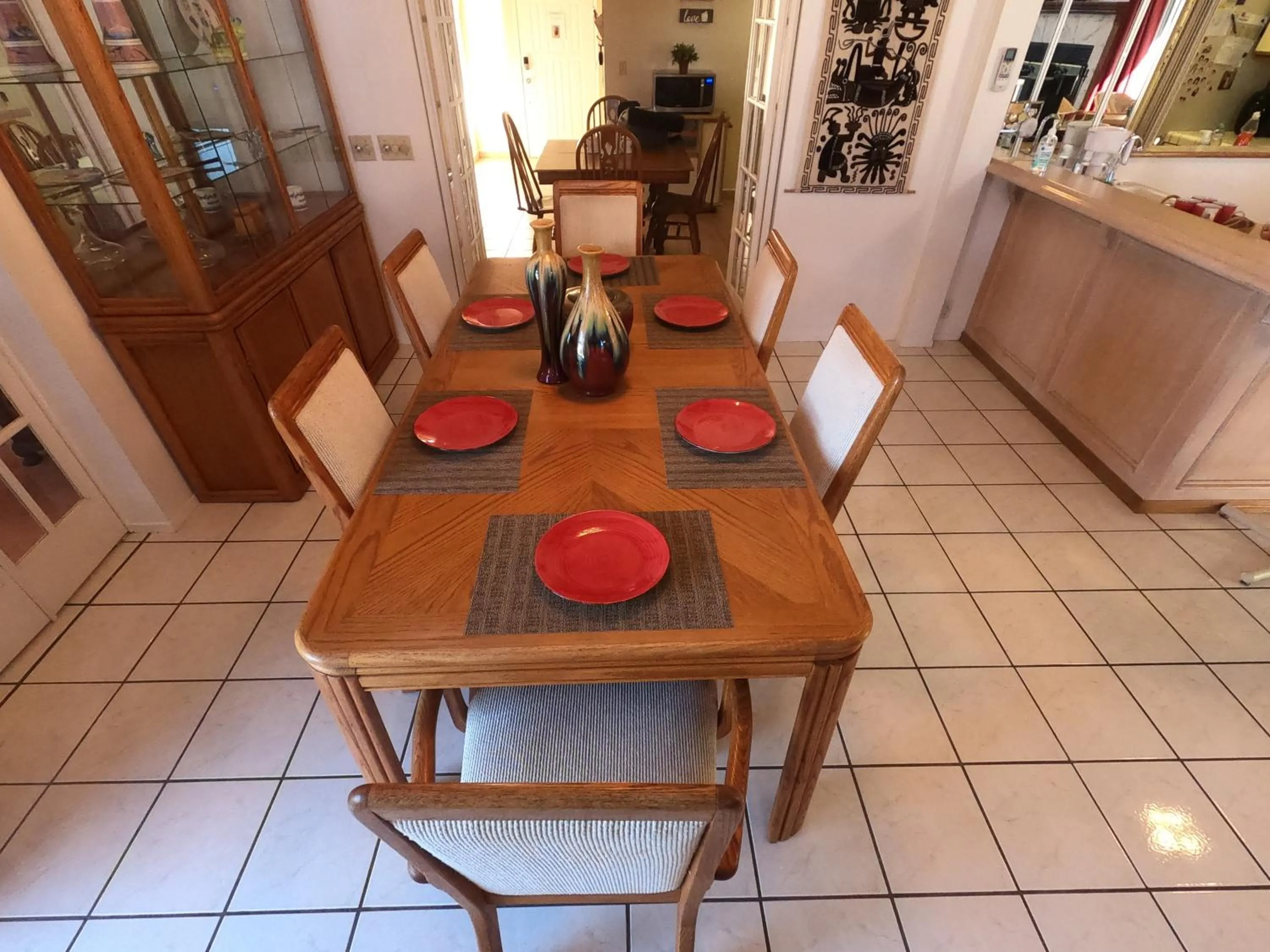 Dining area in Sommer Hus-Best value in Southern California Wine Country