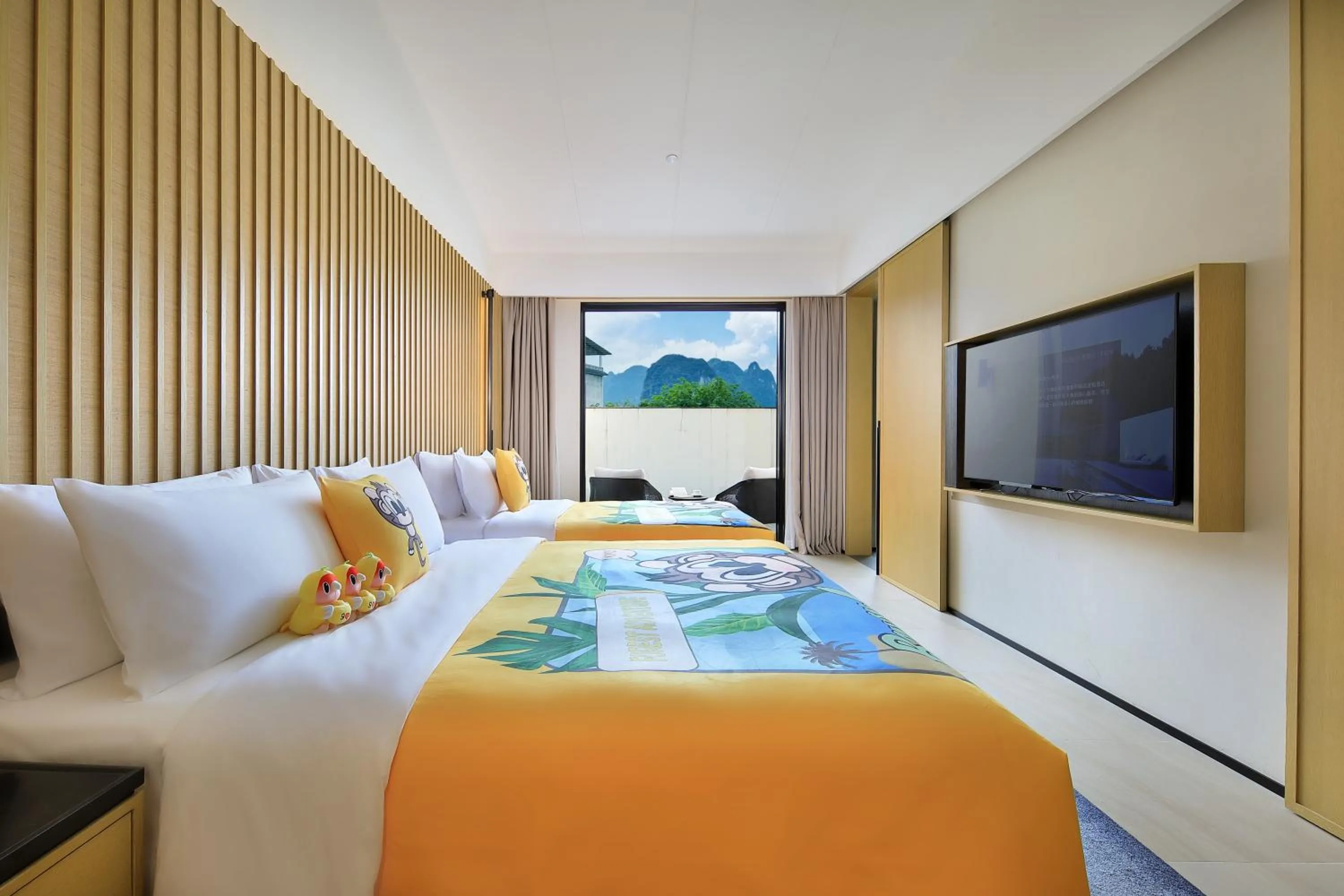 Bedroom, Bed in Guilin Yangshuo Jora Hotel