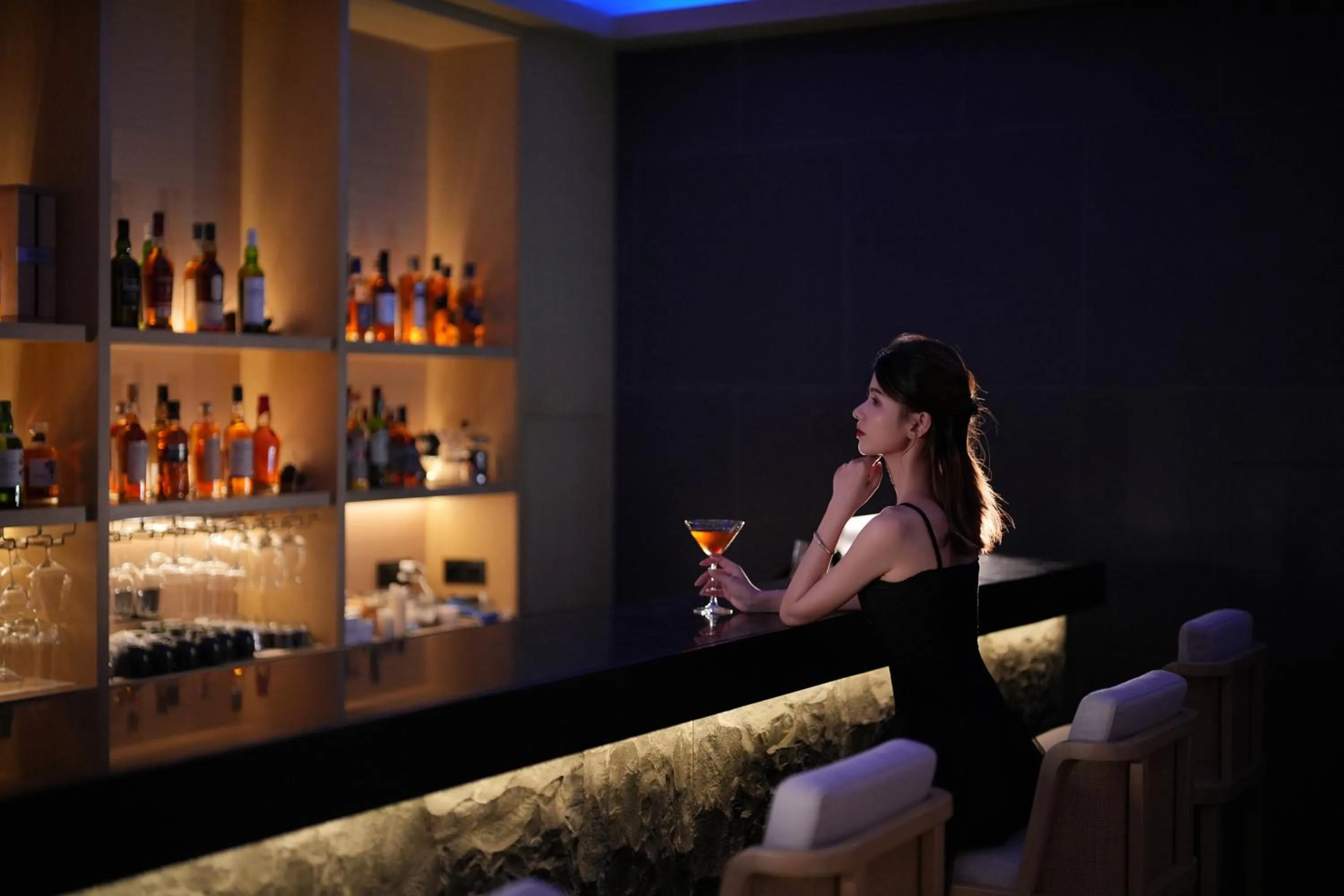 Lounge or bar in Guilin Yangshuo Jora Hotel