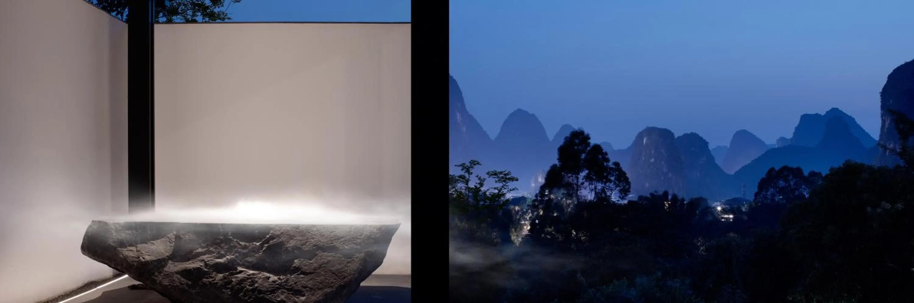 Mountain view in Guilin Yangshuo Jora Hotel