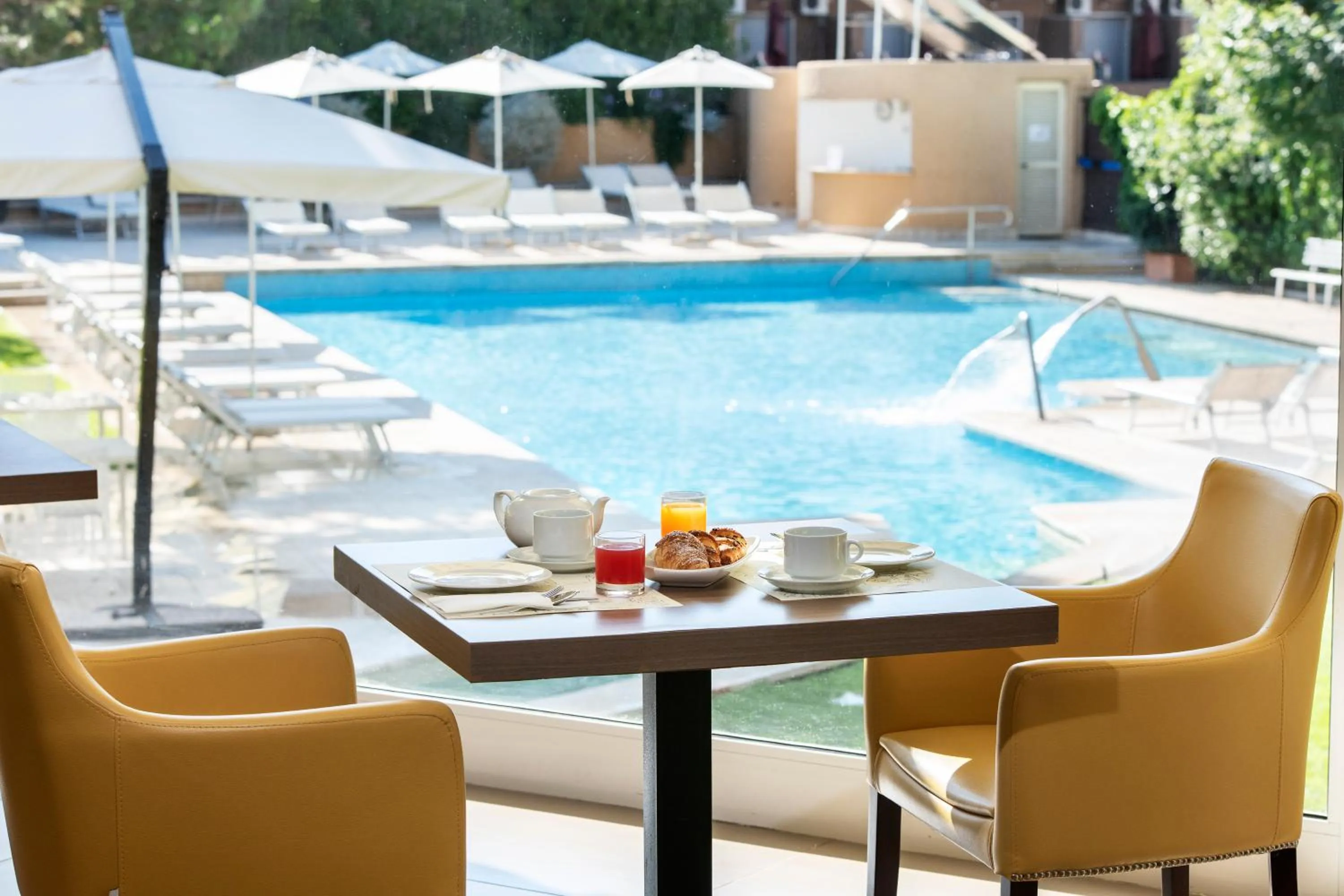 Garden view in Silva Hotel Splendid