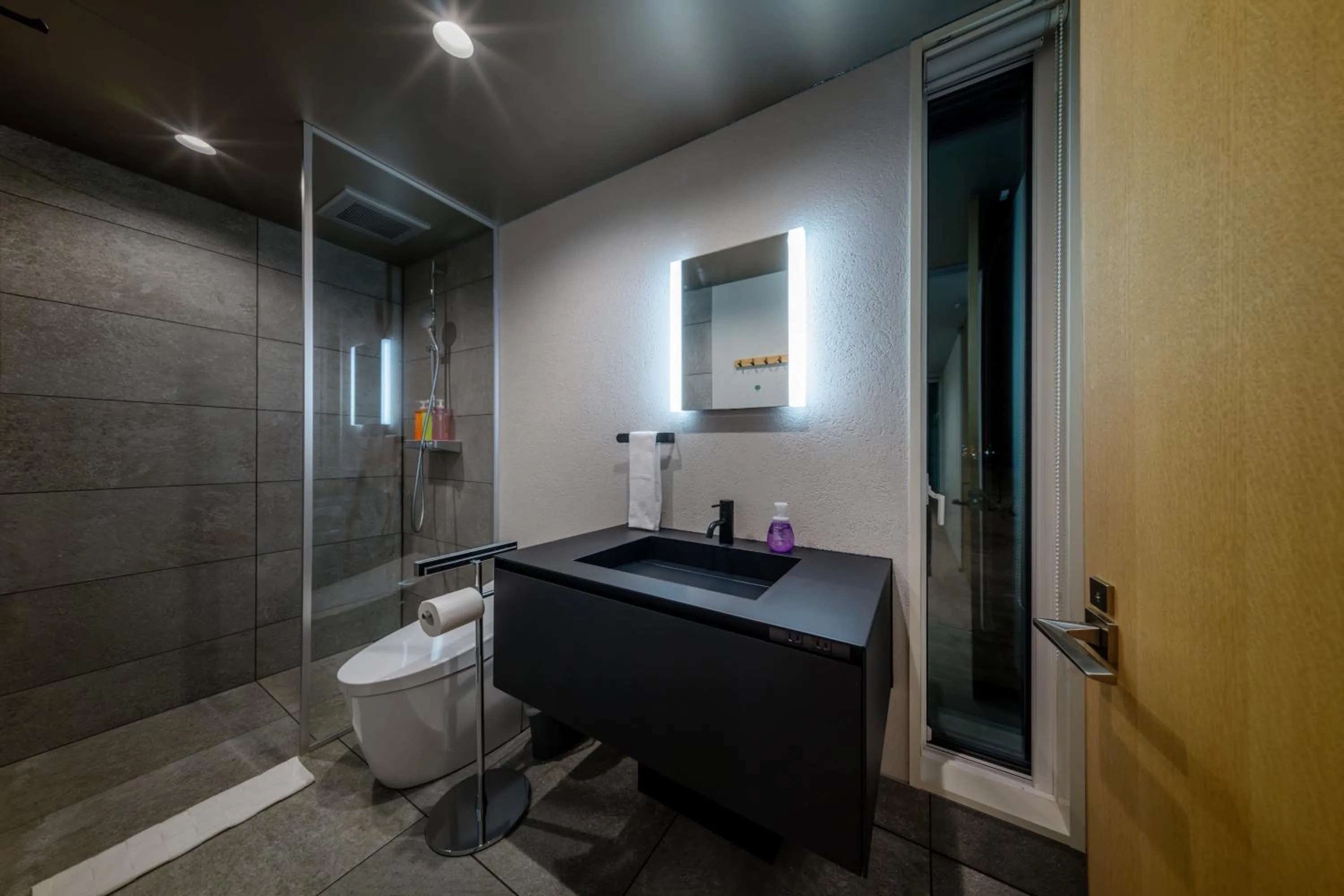 Shower in Blue River Chalets by The Hakuba Collection