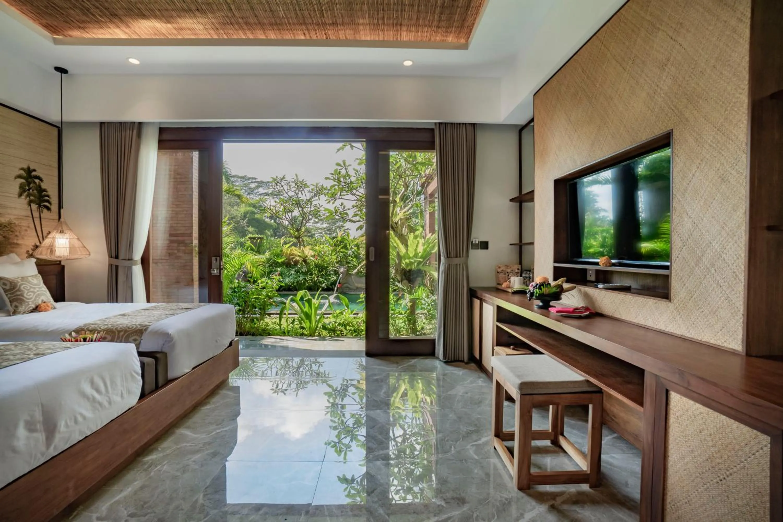 Bedroom in Uma Shanti Villa by Mahaputra