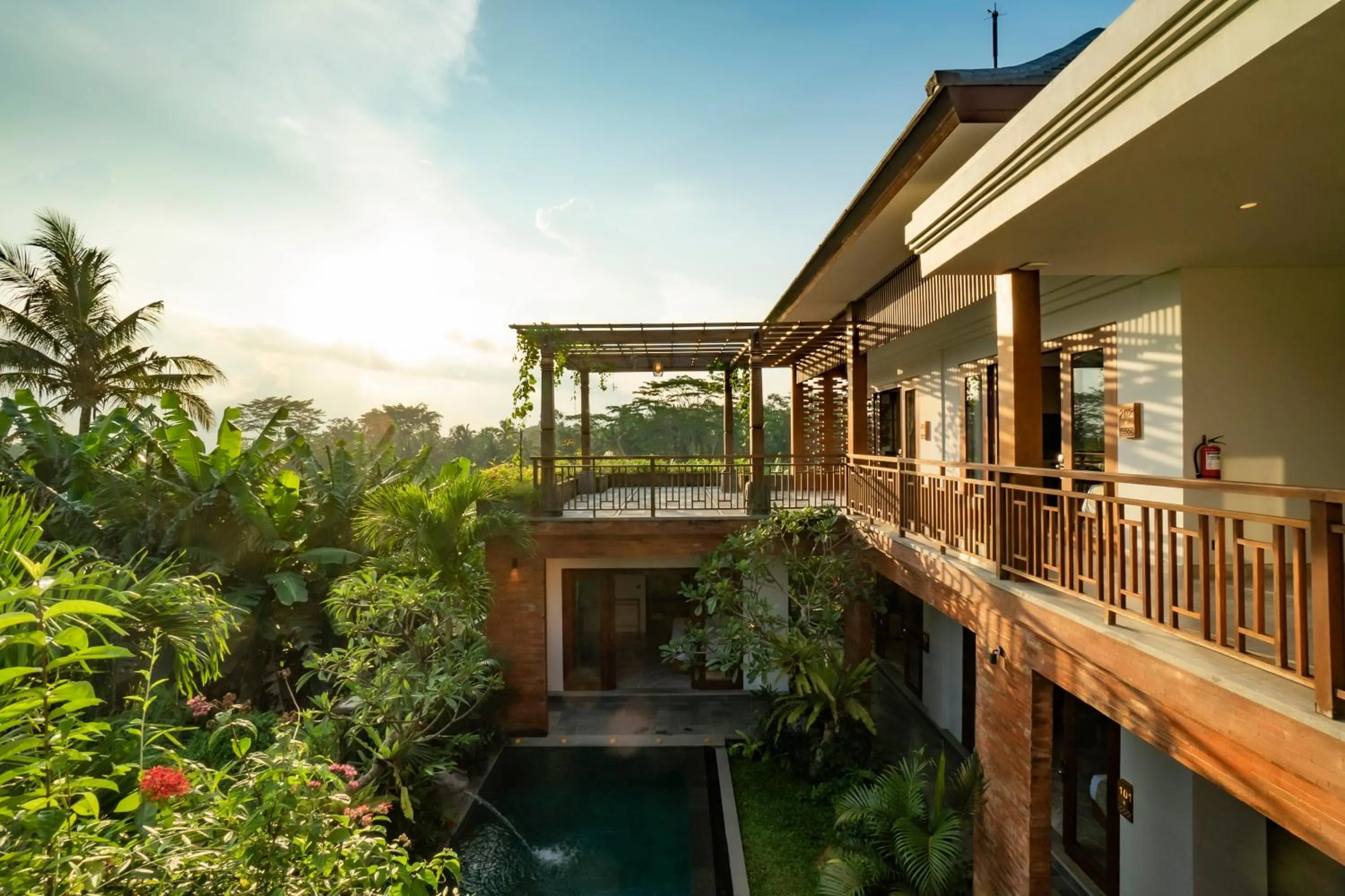 View (from property/room) in Uma Shanti Villa by Mahaputra