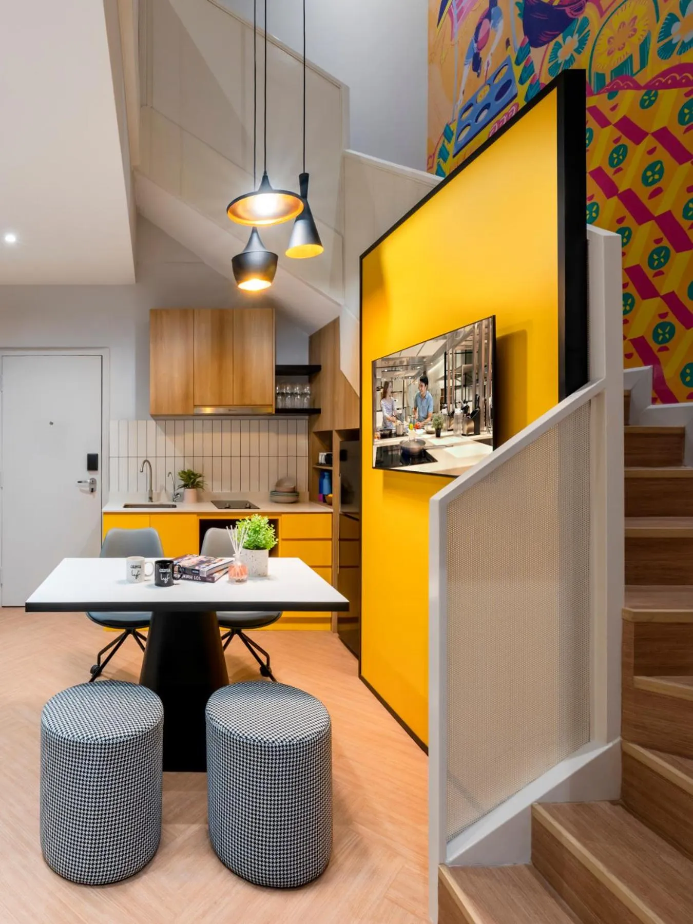 Kitchen or kitchenette in lyf Chinatown Kuala Lumpur